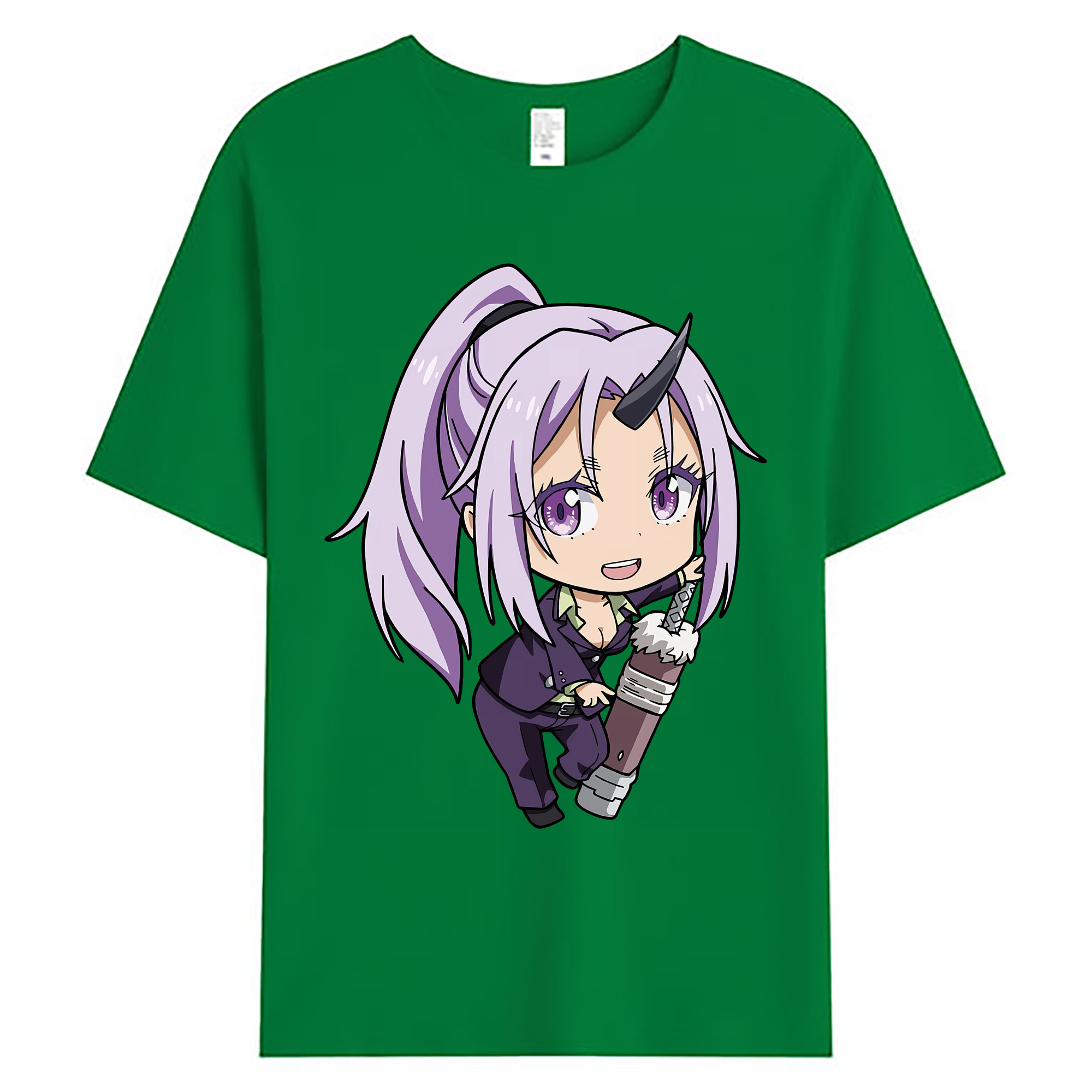 （画像用） 転スラ Regarding Reincarnated to Slime 綿100％ メンズ半袖Tシャツ｜肌触りやわらか＆通気性