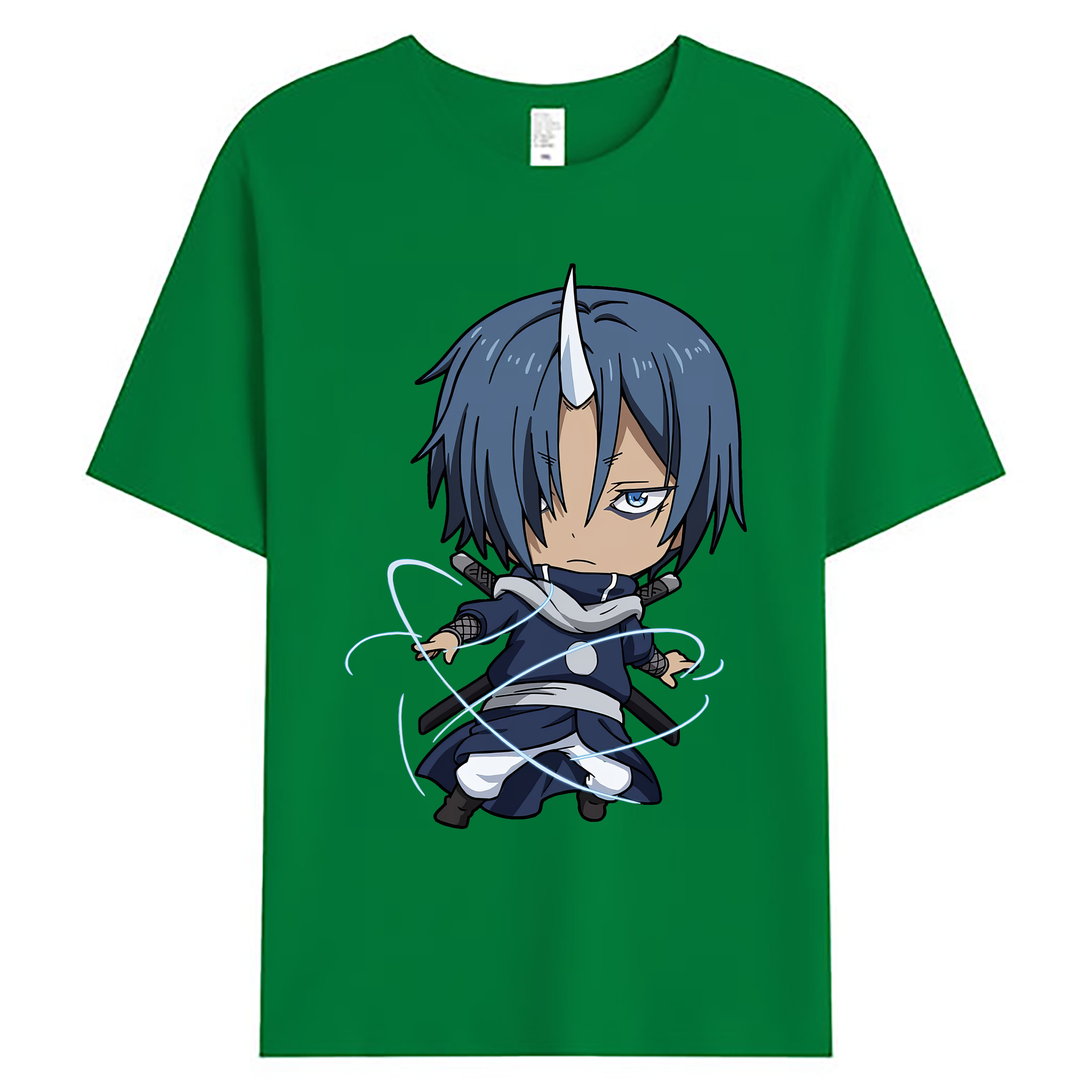 （画像用） 転スラ Regarding Reincarnated to Slime 綿100％ メンズ半袖Tシャツ｜肌触りやわらか＆通気性