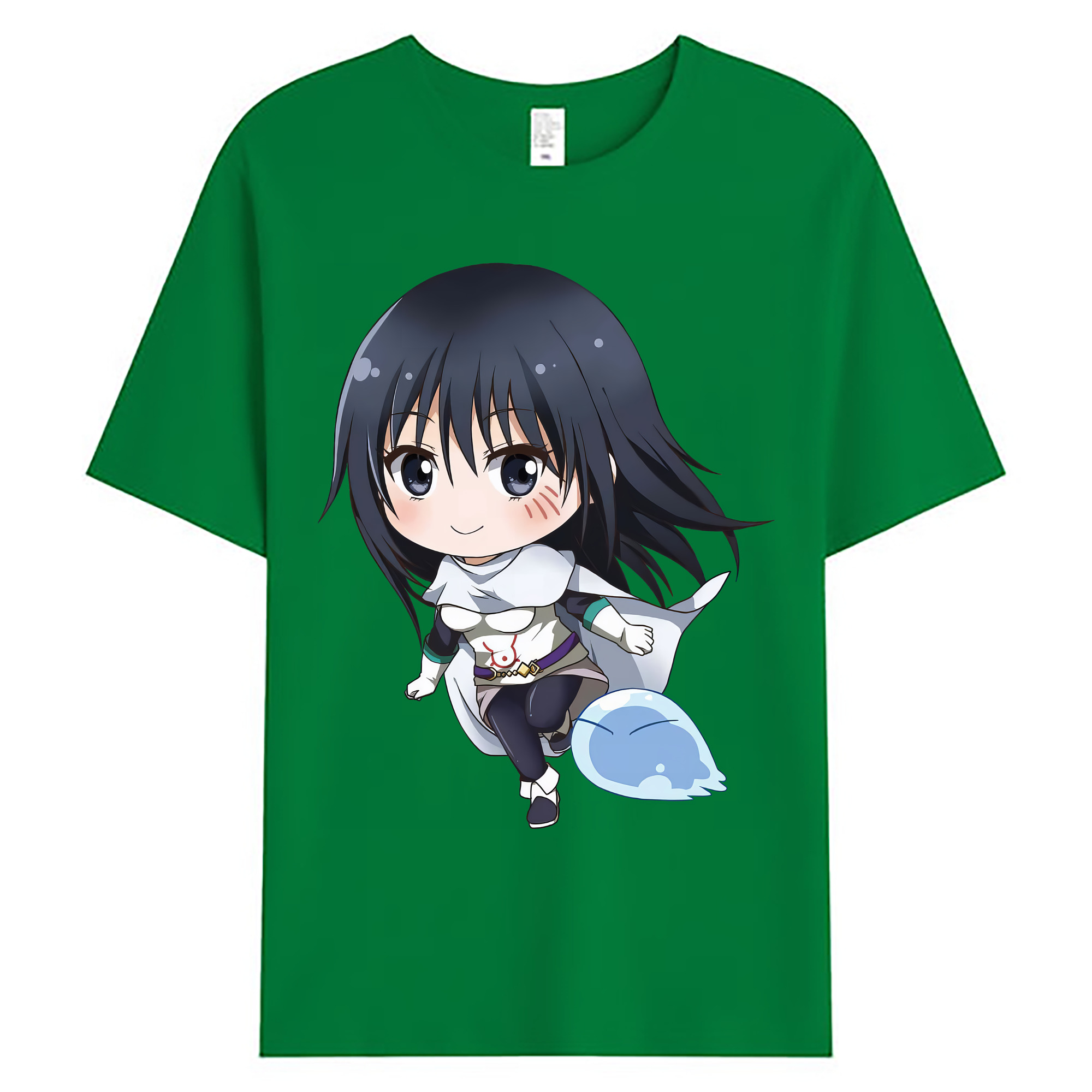 （画像用） 転スラ Regarding Reincarnated to Slime 綿100％ メンズ半袖Tシャツ｜肌触りやわらか＆通気性