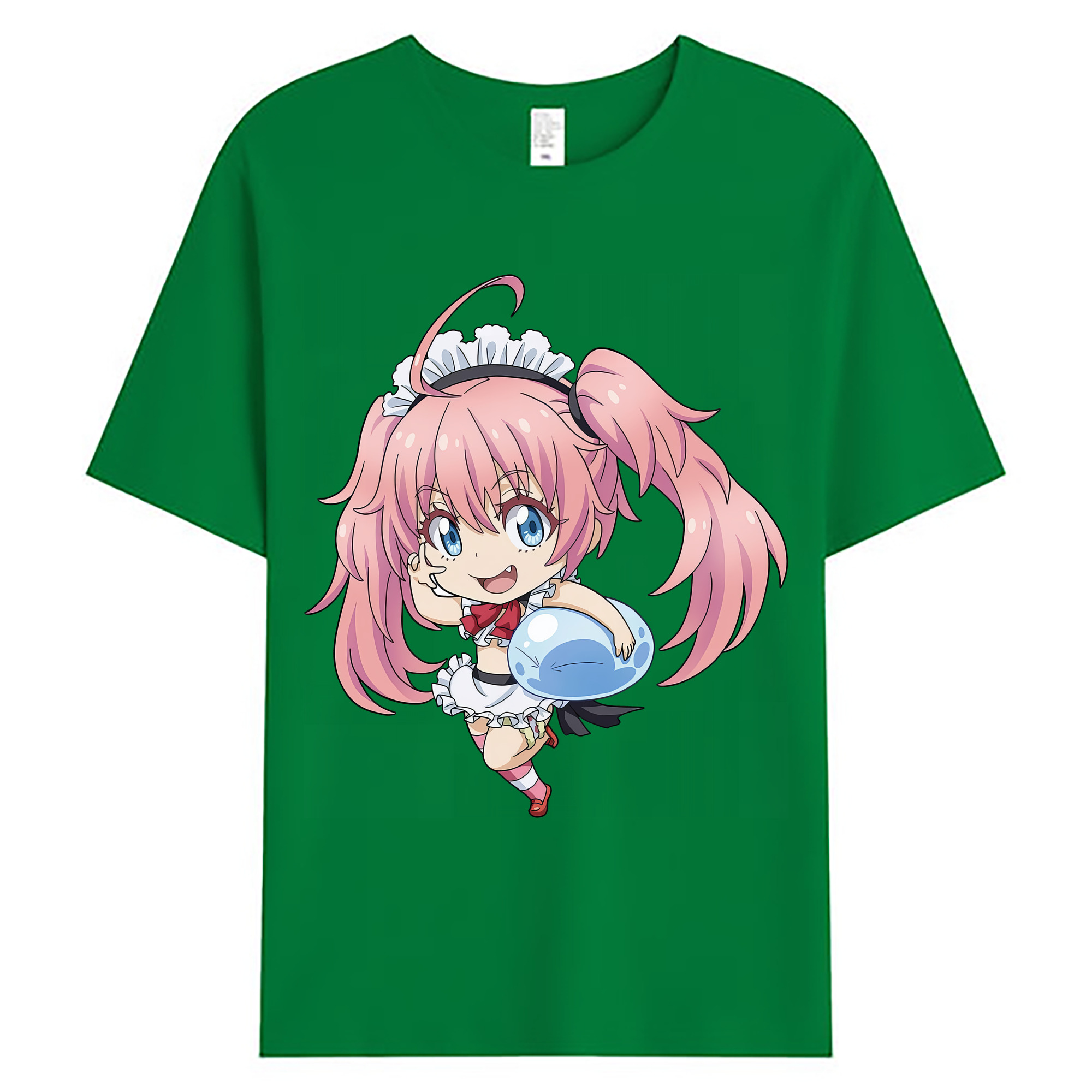 （画像用） 転スラ Regarding Reincarnated to Slime 綿100％ メンズ半袖Tシャツ｜肌触りやわらか＆通気性
