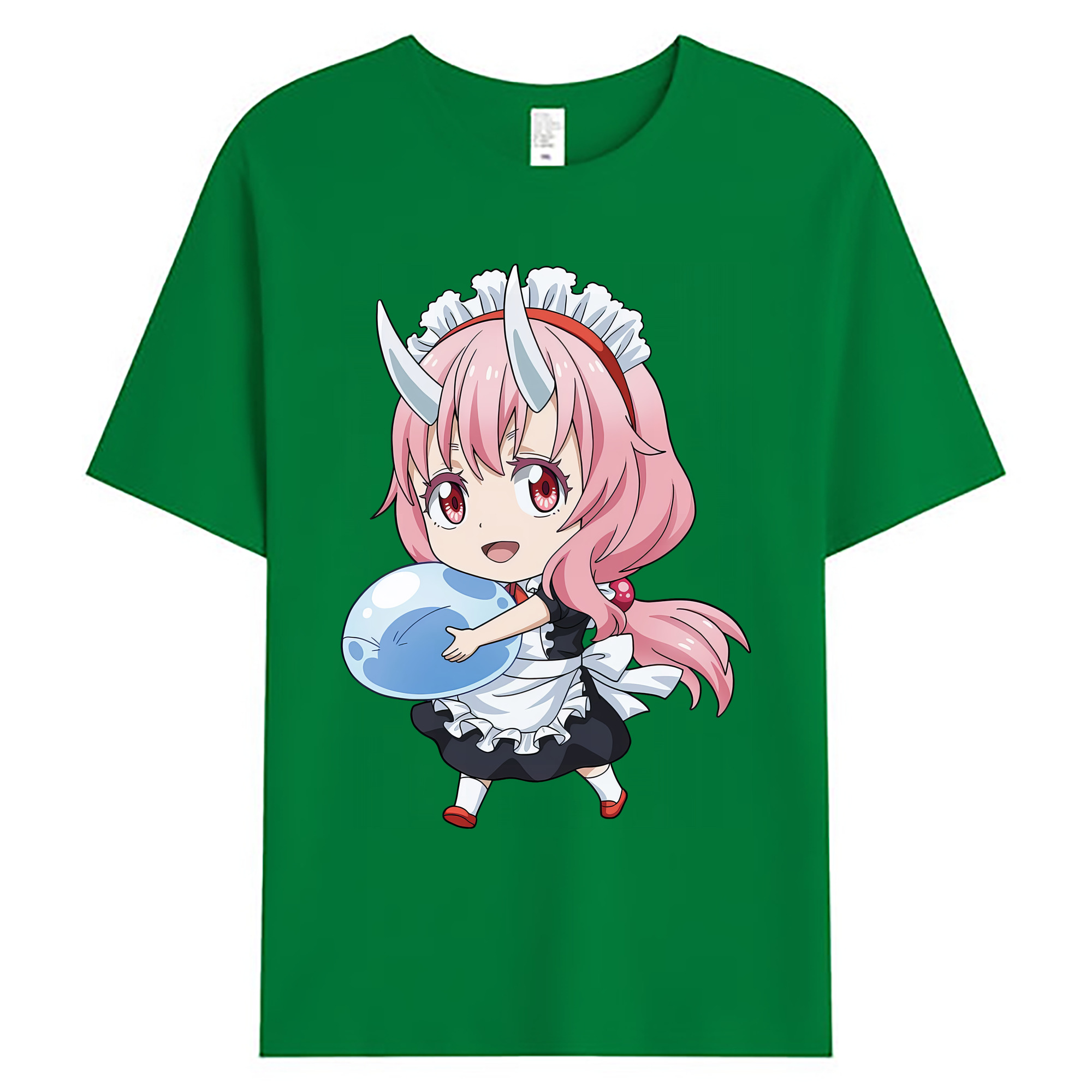 （画像用） 転スラ Regarding Reincarnated to Slime 綿100％ メンズ半袖Tシャツ｜肌触りやわらか＆通気性