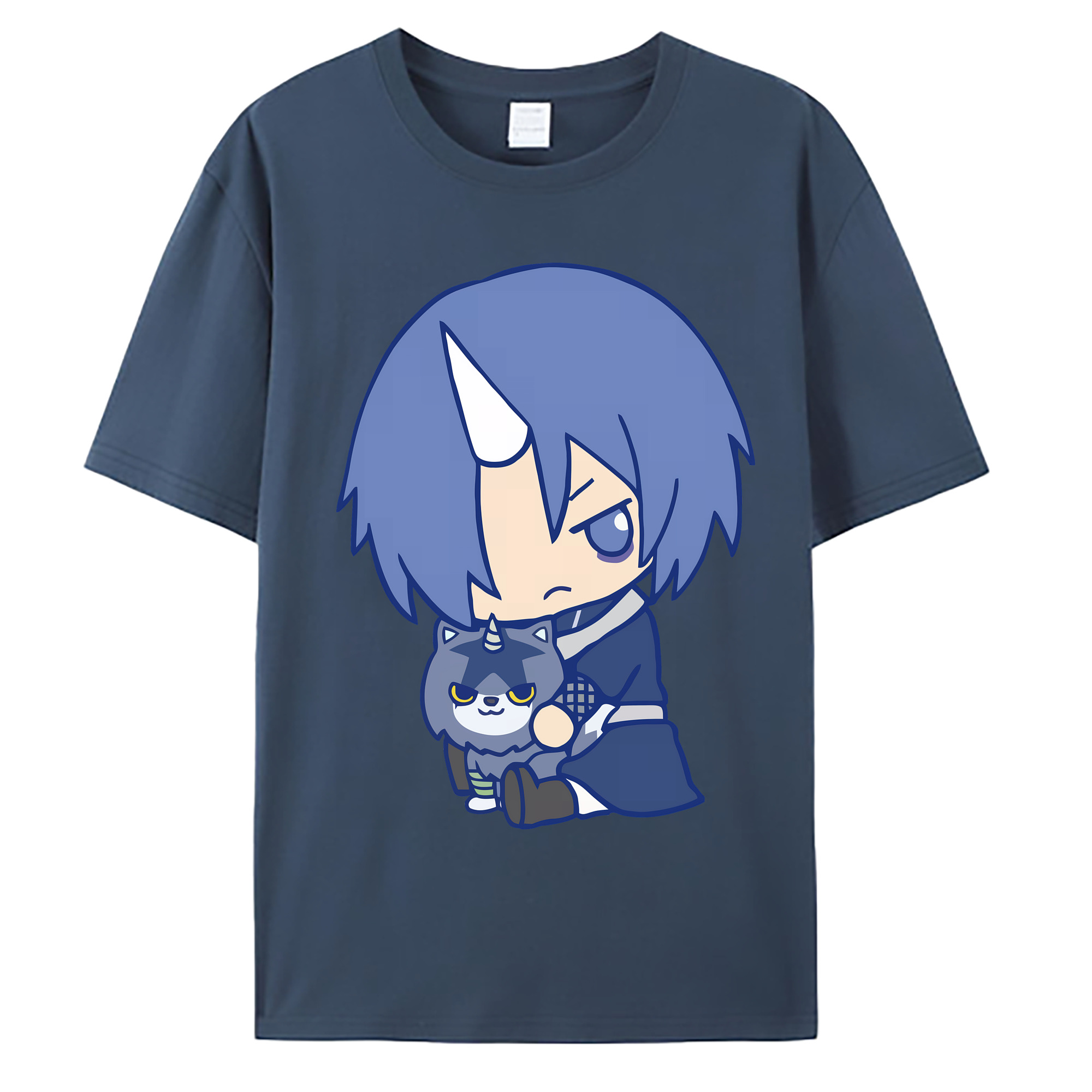（画像用） 転スラ Regarding Reincarnated to Slime 綿100％ メンズ半袖Tシャツ｜肌触りやわらか＆通気性