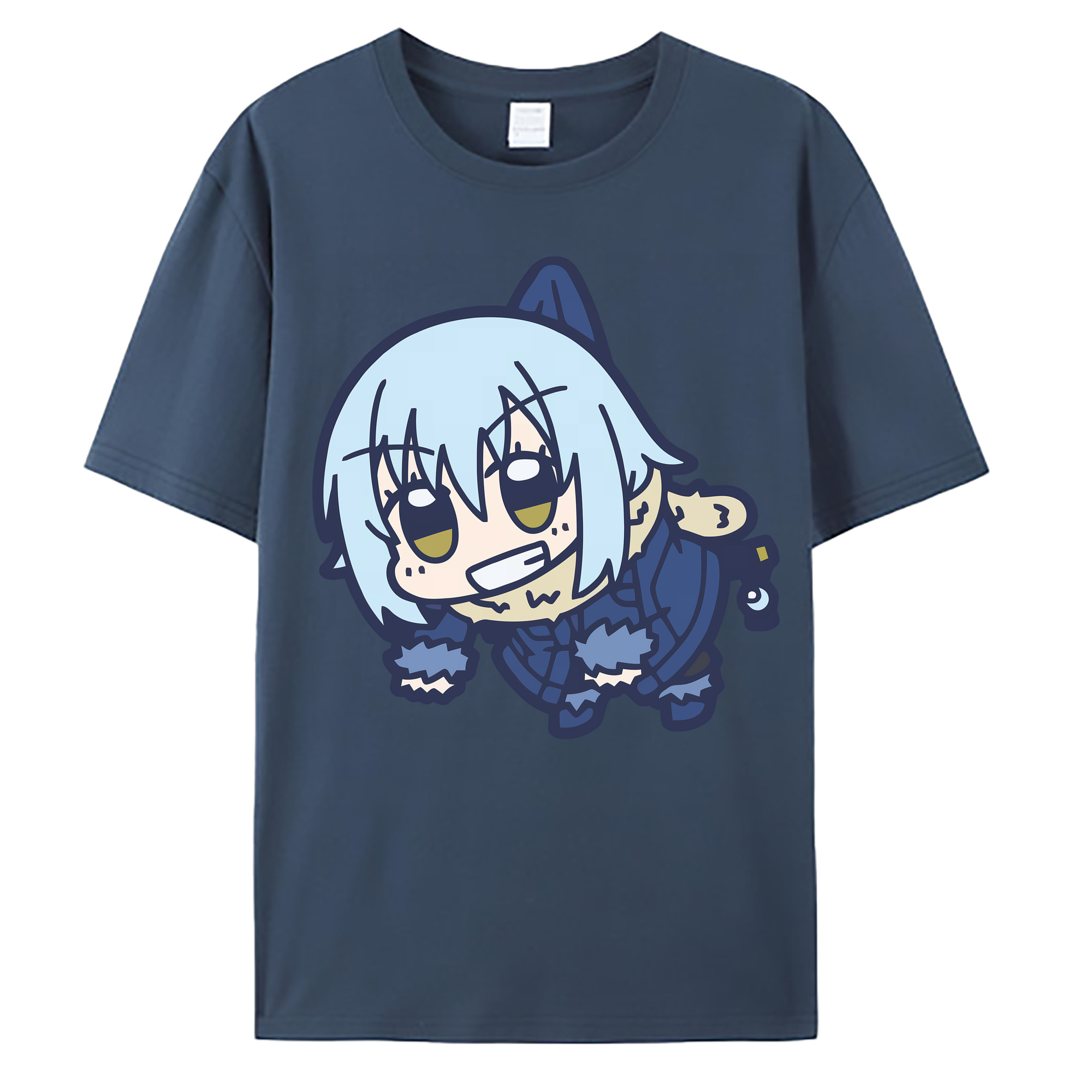（画像用） 転スラ Regarding Reincarnated to Slime 綿100％ メンズ半袖Tシャツ｜肌触りやわらか＆通気性