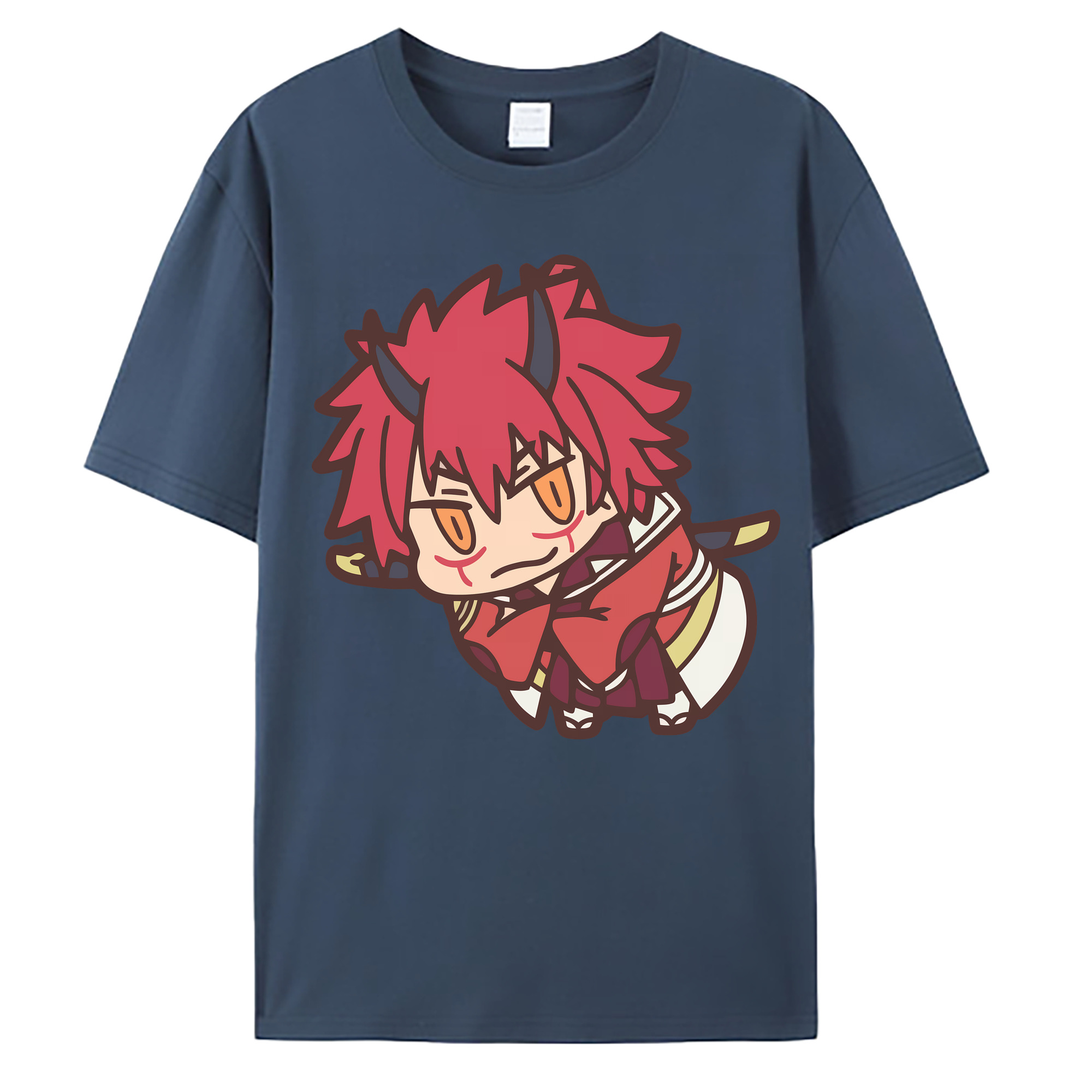 （画像用） 転スラ Regarding Reincarnated to Slime 綿100％ メンズ半袖Tシャツ｜肌触りやわらか＆通気性