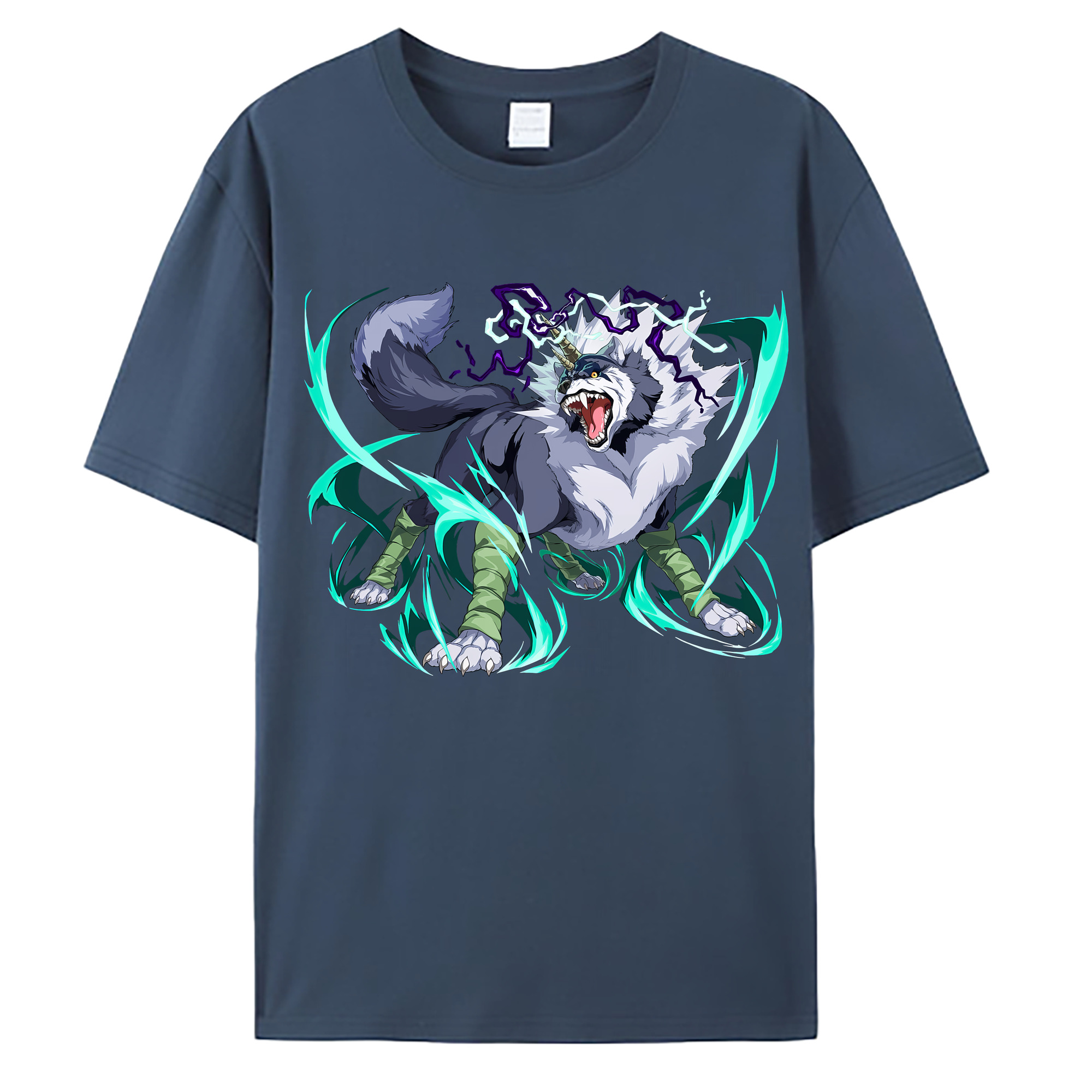 （画像用） 転スラ Regarding Reincarnated to Slime 綿100％ メンズ半袖Tシャツ｜肌触りやわらか＆通気性