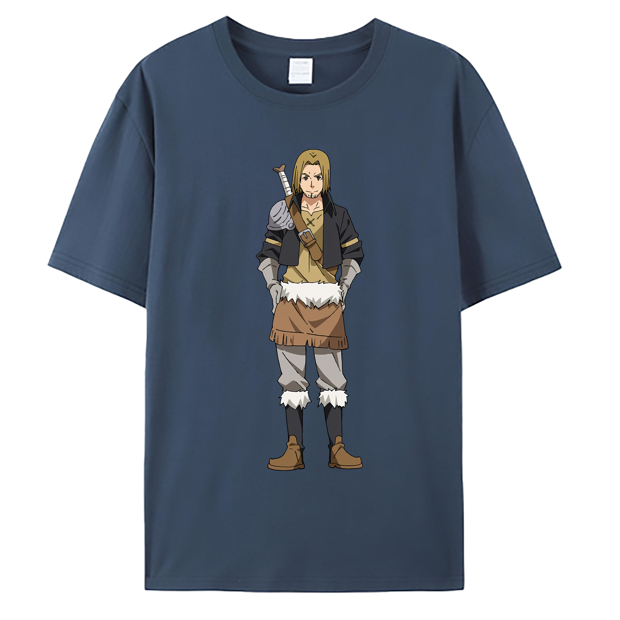 （画像用） 転スラ Regarding Reincarnated to Slime 綿100％ メンズ半袖Tシャツ｜肌触りやわらか＆通気性