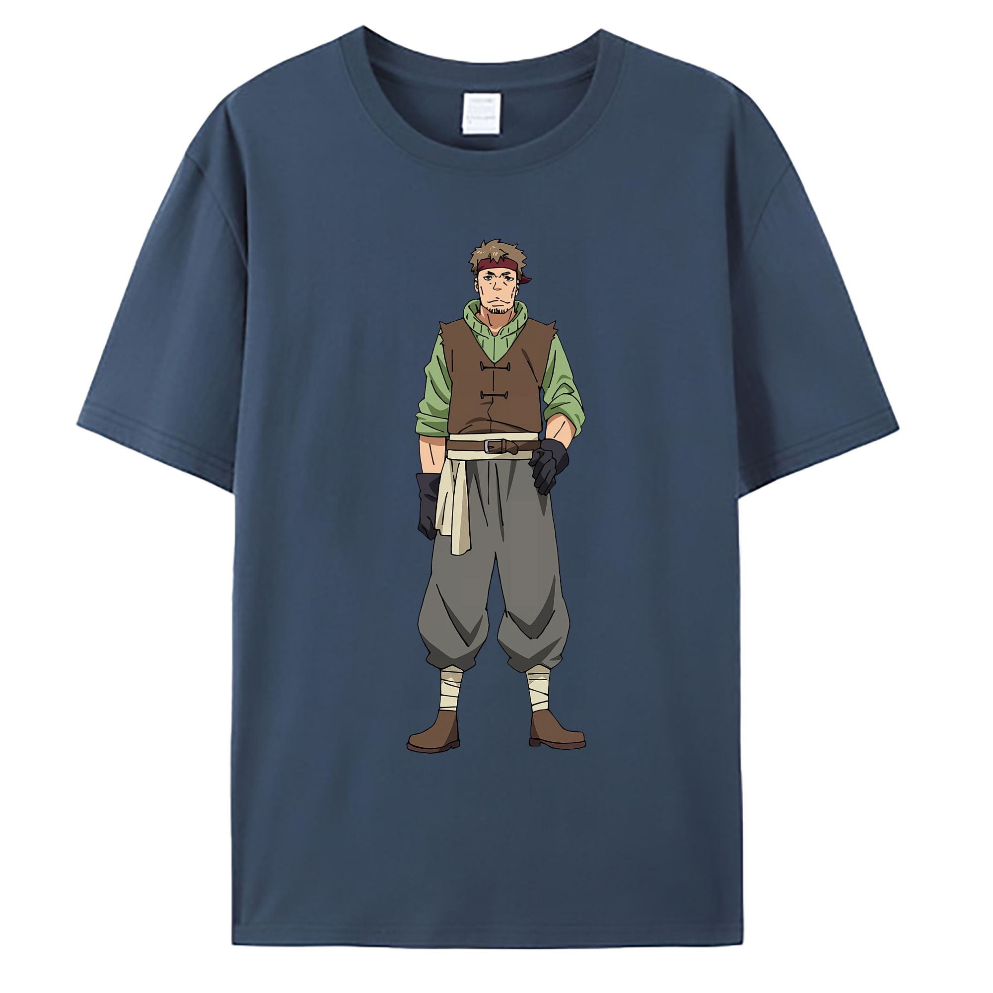 （画像用） 転スラ Regarding Reincarnated to Slime 綿100％ メンズ半袖Tシャツ｜肌触りやわらか＆通気性
