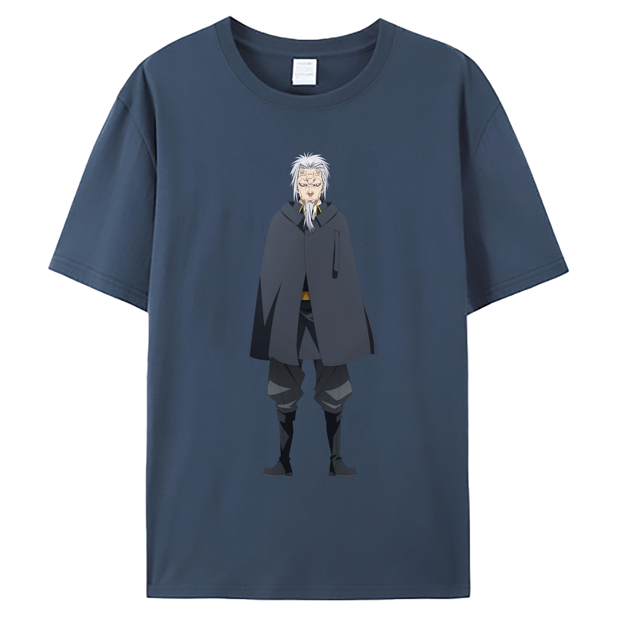 （画像用） 転スラ Regarding Reincarnated to Slime 綿100％ メンズ半袖Tシャツ｜肌触りやわらか＆通気性