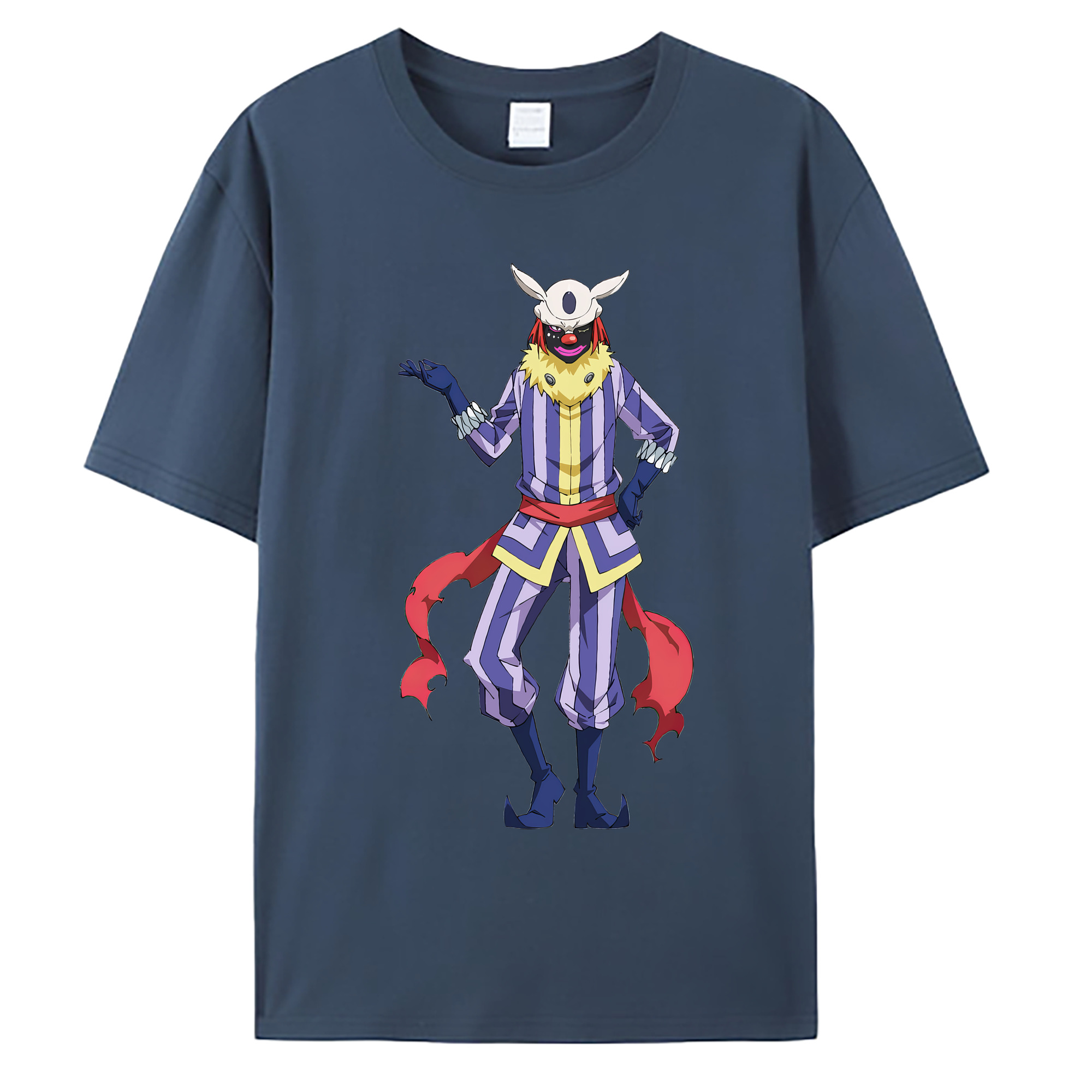 （画像用） 転スラ Regarding Reincarnated to Slime 綿100％ メンズ半袖Tシャツ｜肌触りやわらか＆通気性