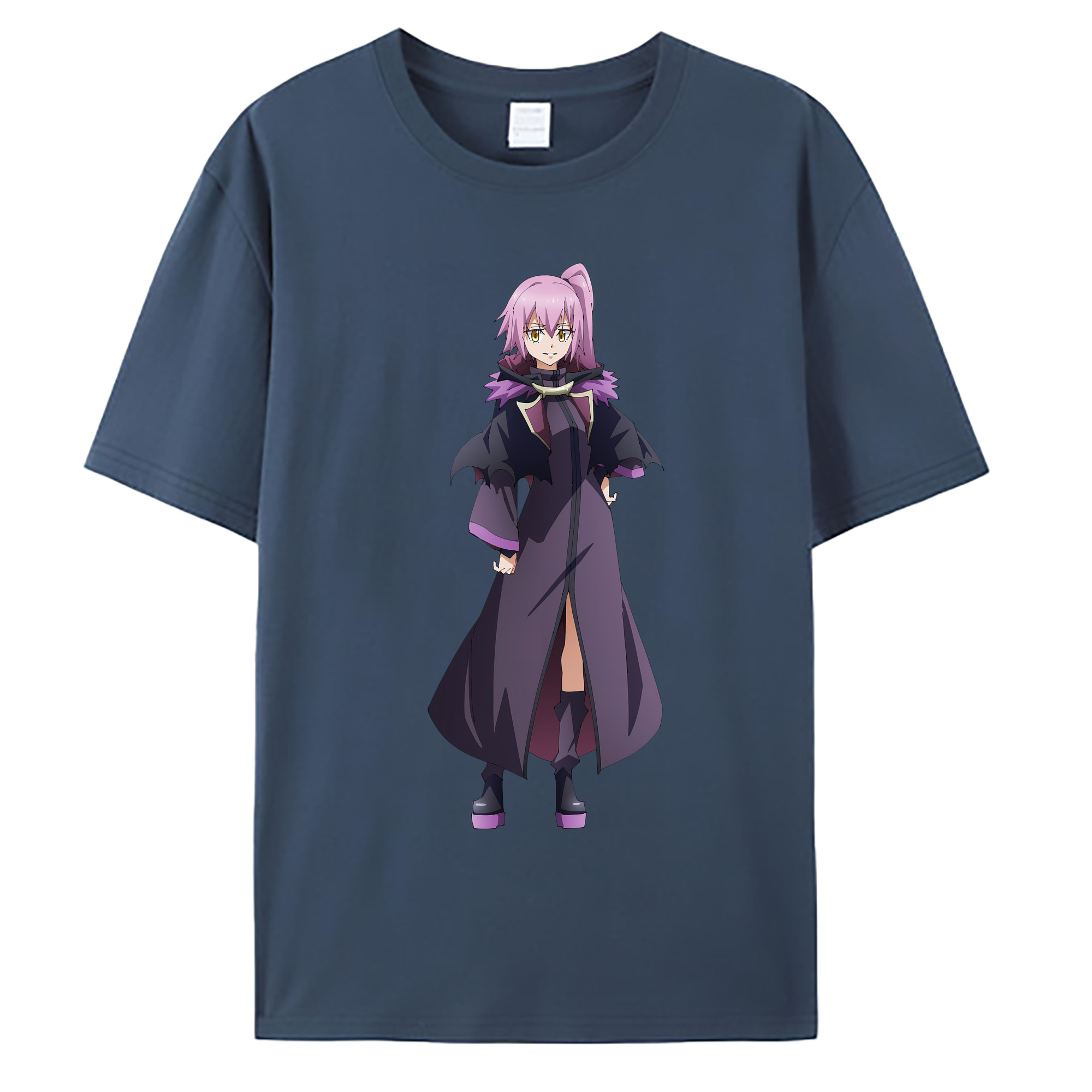 （画像用） 転スラ Regarding Reincarnated to Slime 綿100％ メンズ半袖Tシャツ｜肌触りやわらか＆通気性