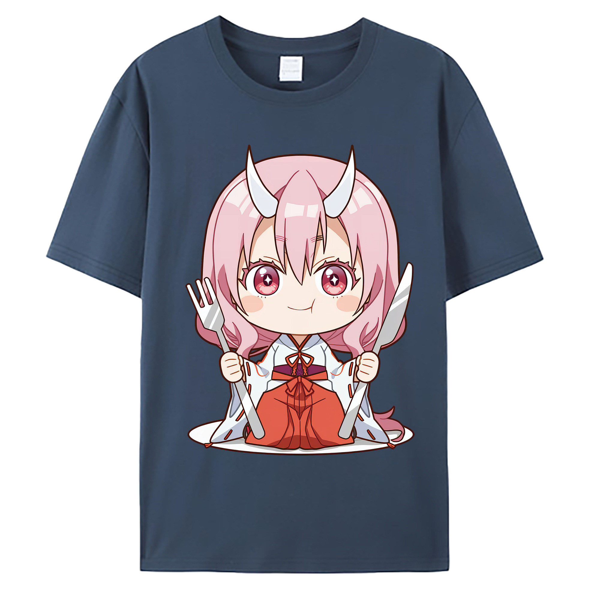 （画像用） 転スラ Regarding Reincarnated to Slime 綿100％ メンズ半袖Tシャツ｜肌触りやわらか＆通気性