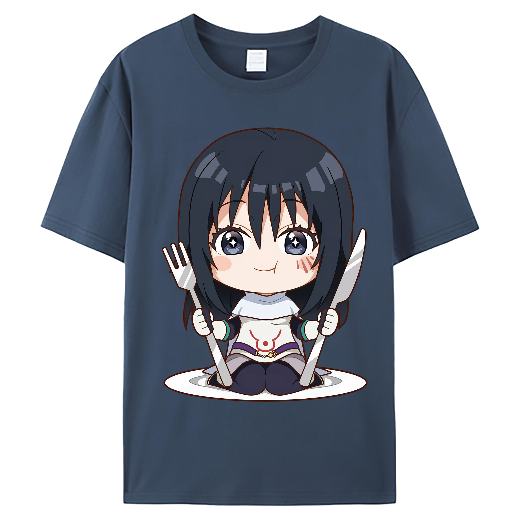 （画像用） 転スラ Regarding Reincarnated to Slime 綿100％ メンズ半袖Tシャツ｜肌触りやわらか＆通気性