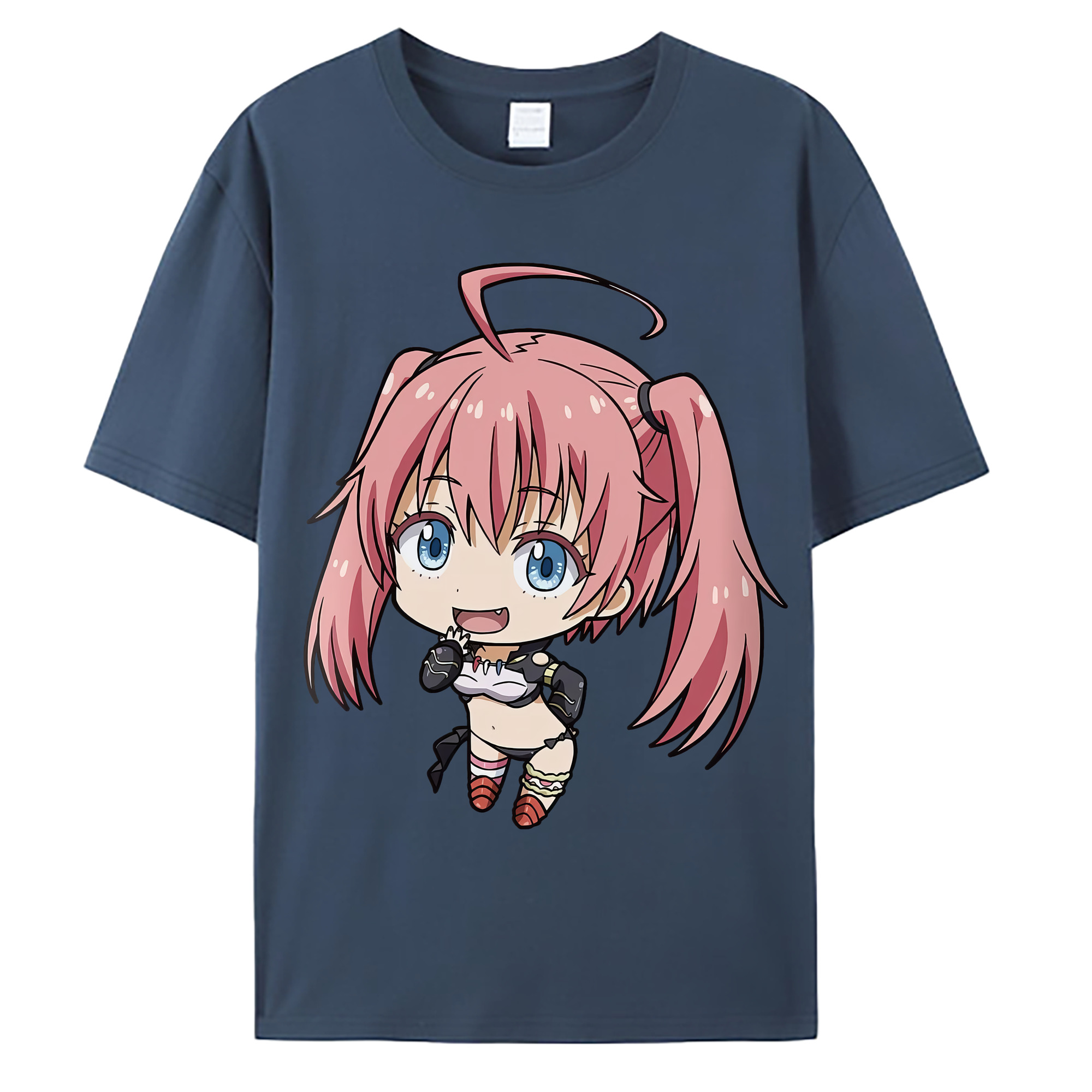 （画像用） 転スラ Regarding Reincarnated to Slime 綿100％ メンズ半袖Tシャツ｜肌触りやわらか＆通気性