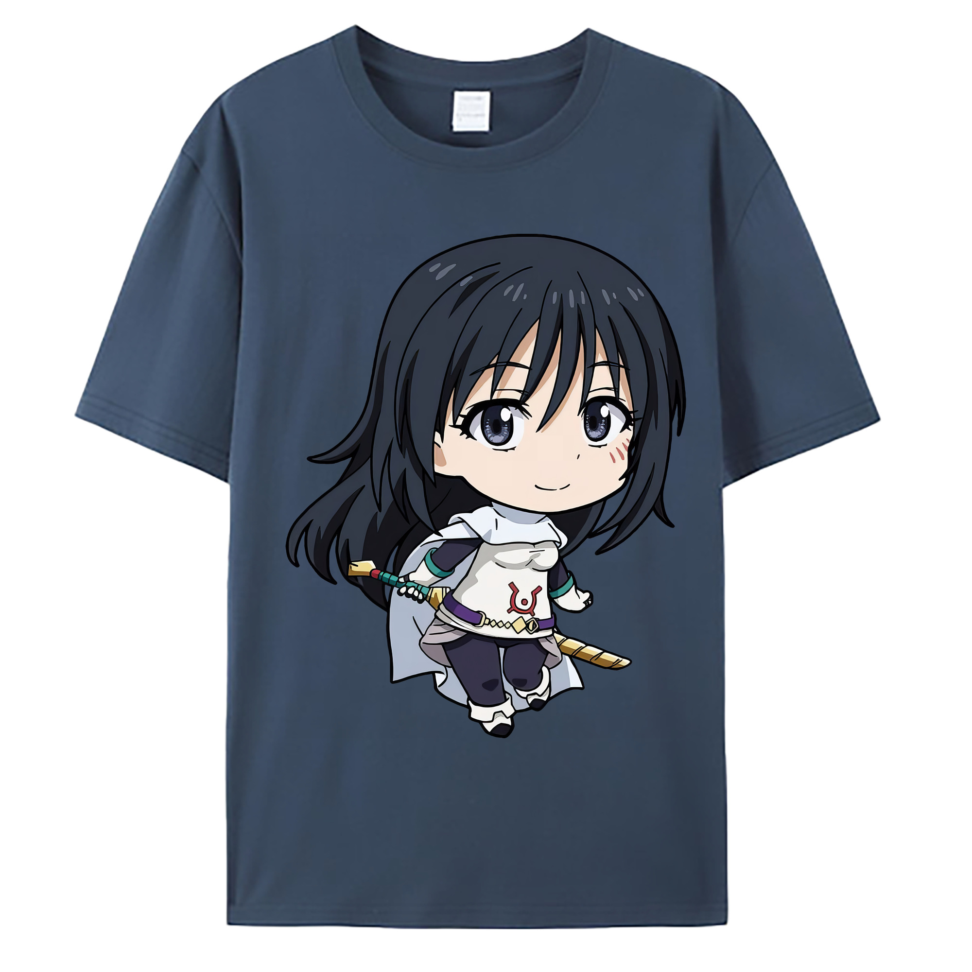 （画像用） 転スラ Regarding Reincarnated to Slime 綿100％ メンズ半袖Tシャツ｜肌触りやわらか＆通気性