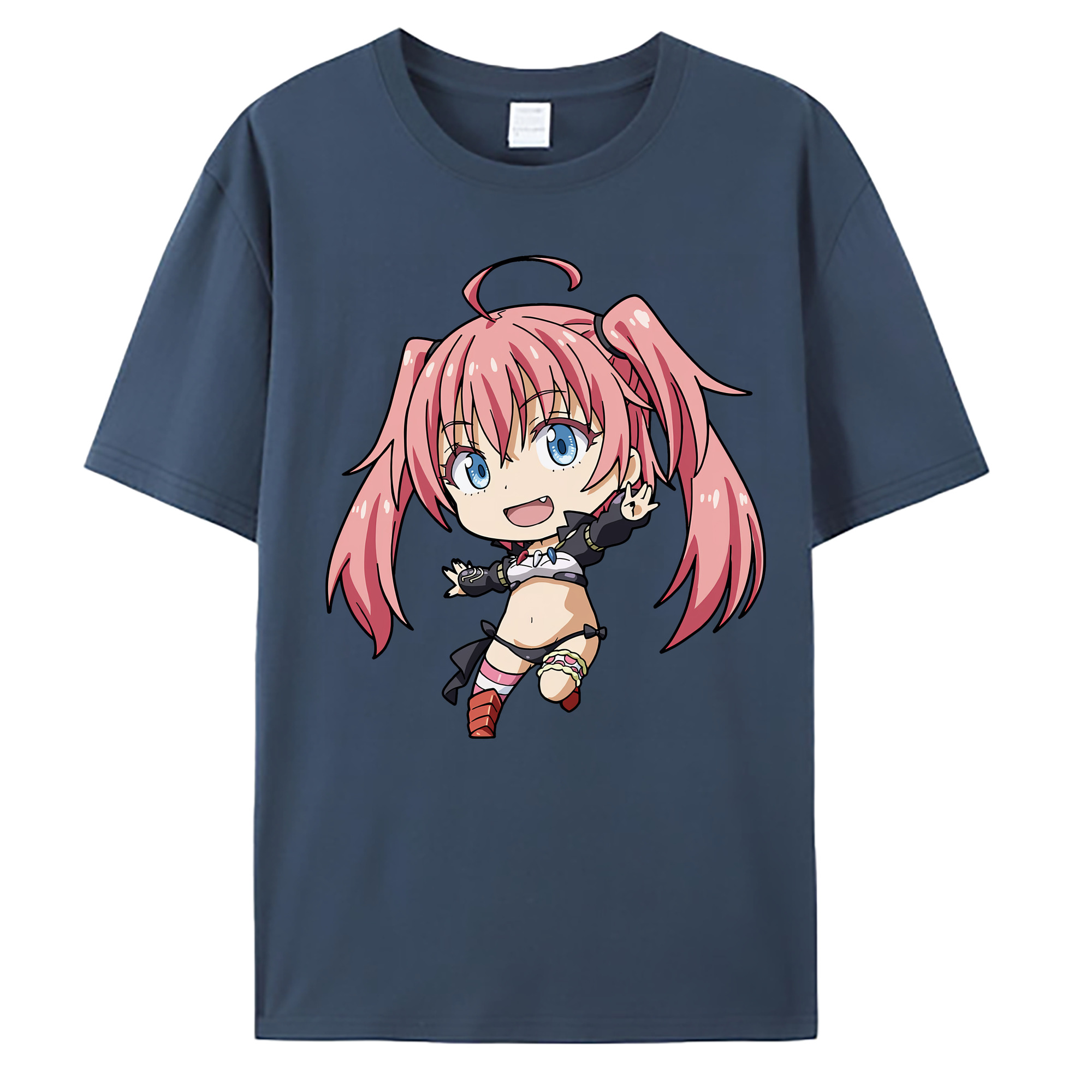（画像用） 転スラ Regarding Reincarnated to Slime 綿100％ メンズ半袖Tシャツ｜肌触りやわらか＆通気性