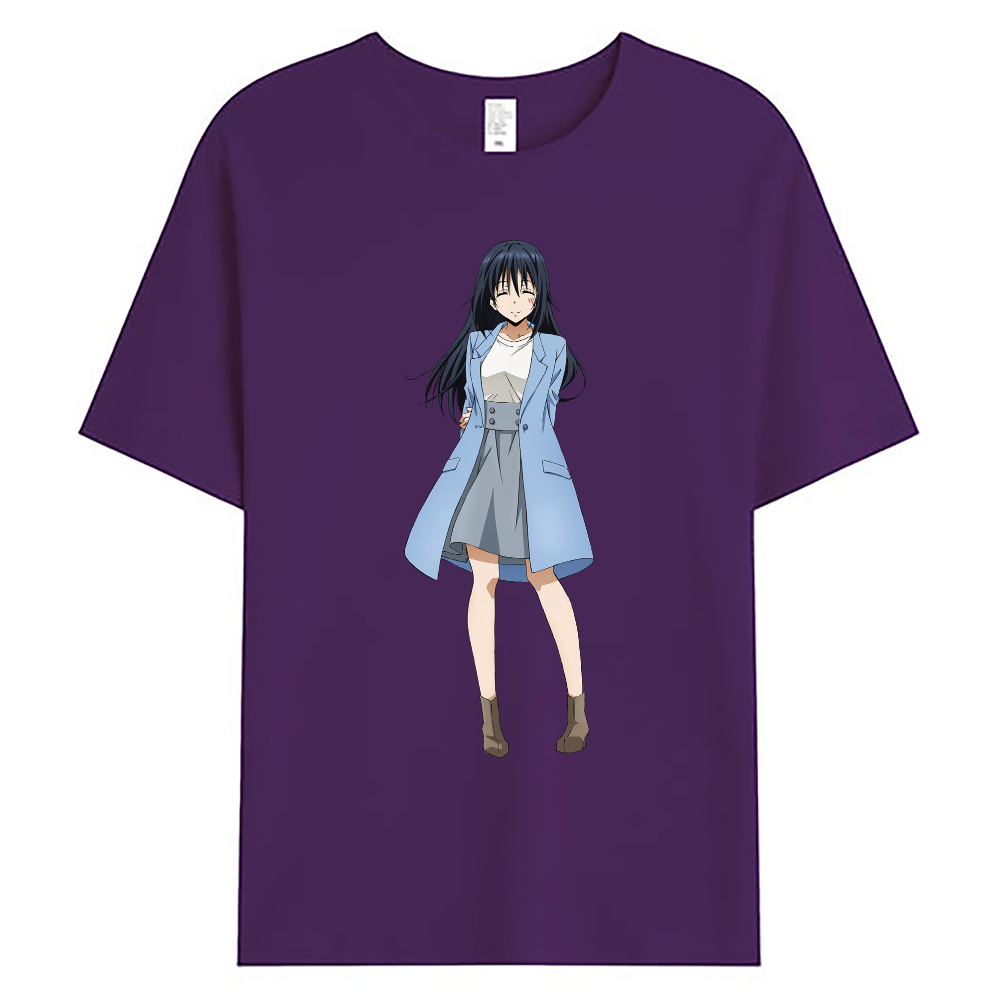 （画像用） 転スラ Regarding Reincarnated to Slime 綿100％ メンズ半袖Tシャツ｜肌触りやわらか＆通気性