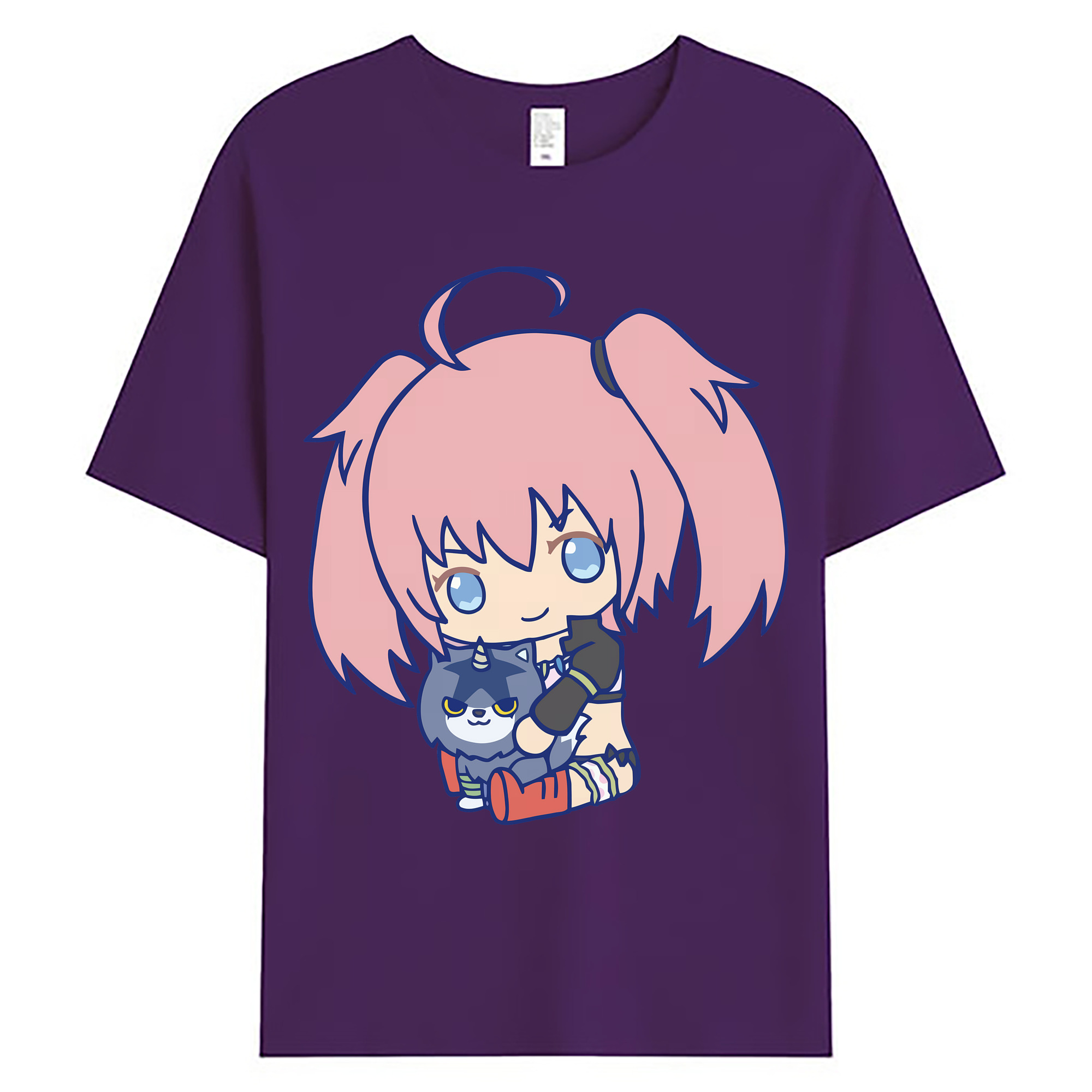 （画像用） 転スラ Regarding Reincarnated to Slime 綿100％ メンズ半袖Tシャツ｜肌触りやわらか＆通気性