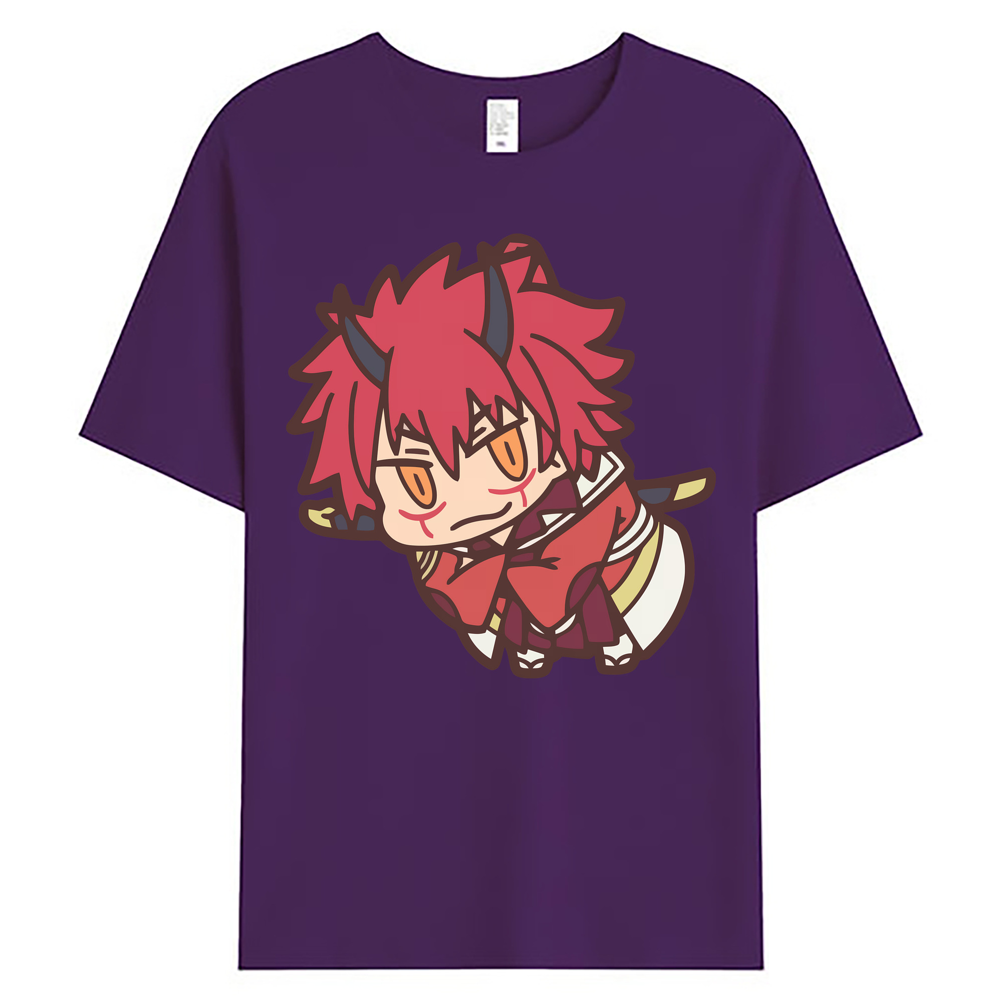 （画像用） 転スラ Regarding Reincarnated to Slime 綿100％ メンズ半袖Tシャツ｜肌触りやわらか＆通気性