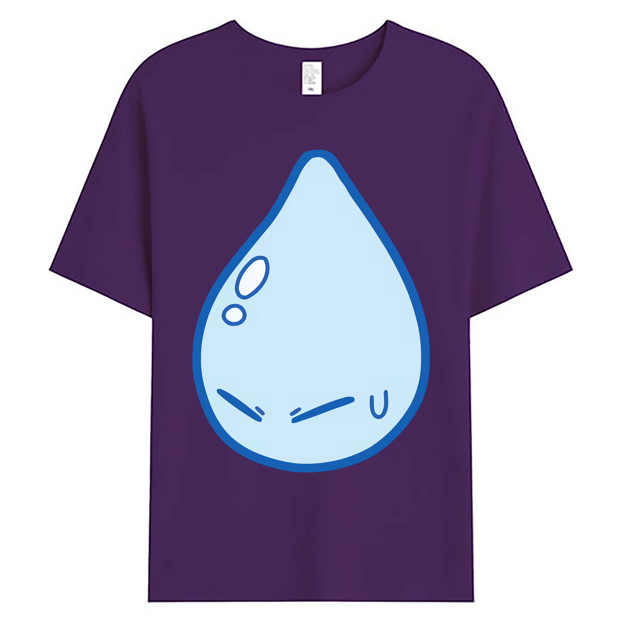 （画像用） 転スラ Regarding Reincarnated to Slime 綿100％ メンズ半袖Tシャツ｜肌触りやわらか＆通気性