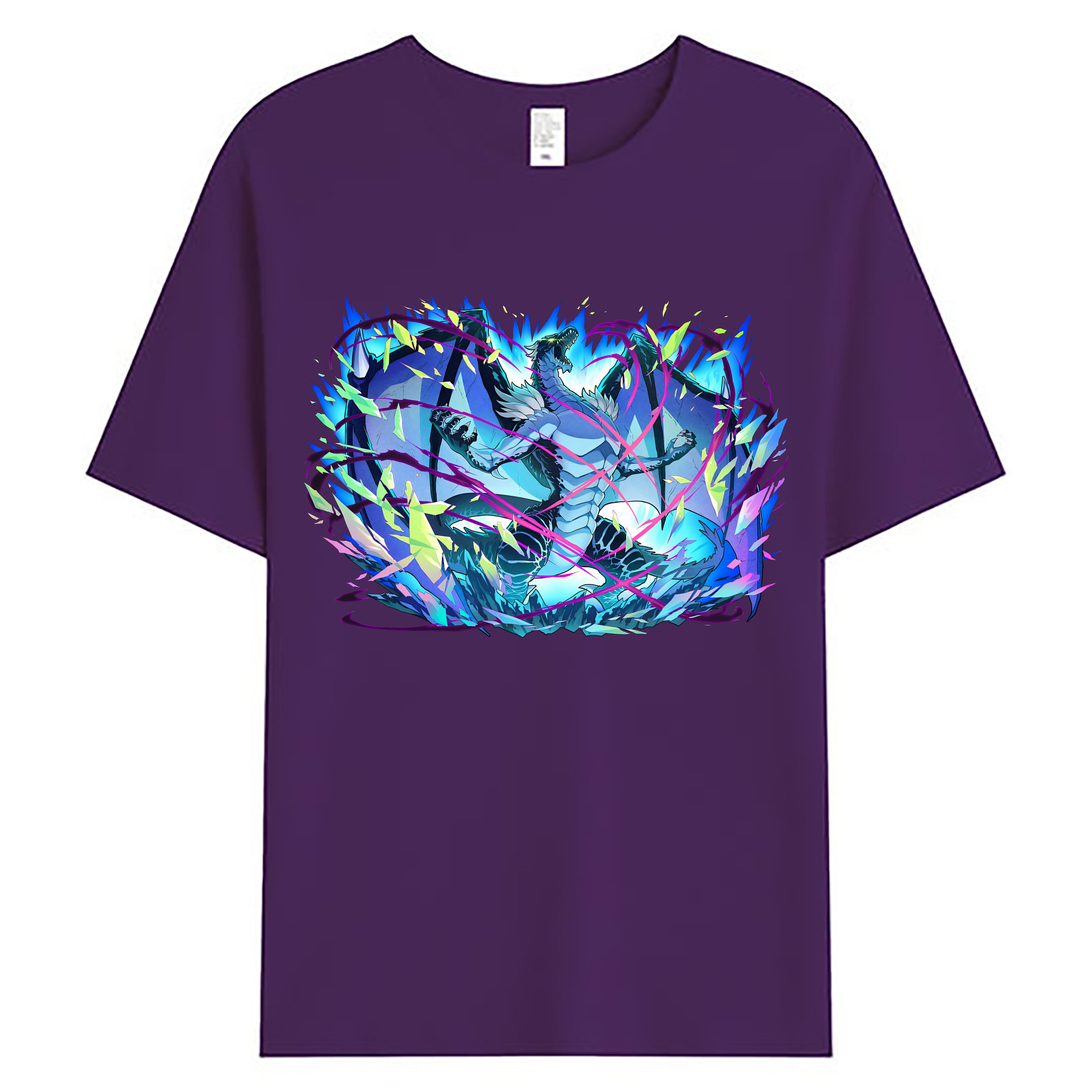 （画像用） 転スラ Regarding Reincarnated to Slime 綿100％ メンズ半袖Tシャツ｜肌触りやわらか＆通気性