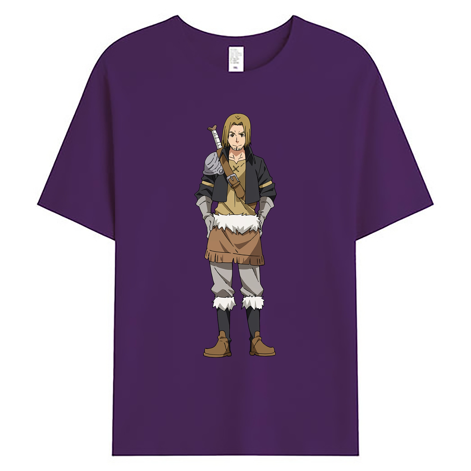 （画像用） 転スラ Regarding Reincarnated to Slime 綿100％ メンズ半袖Tシャツ｜肌触りやわらか＆通気性