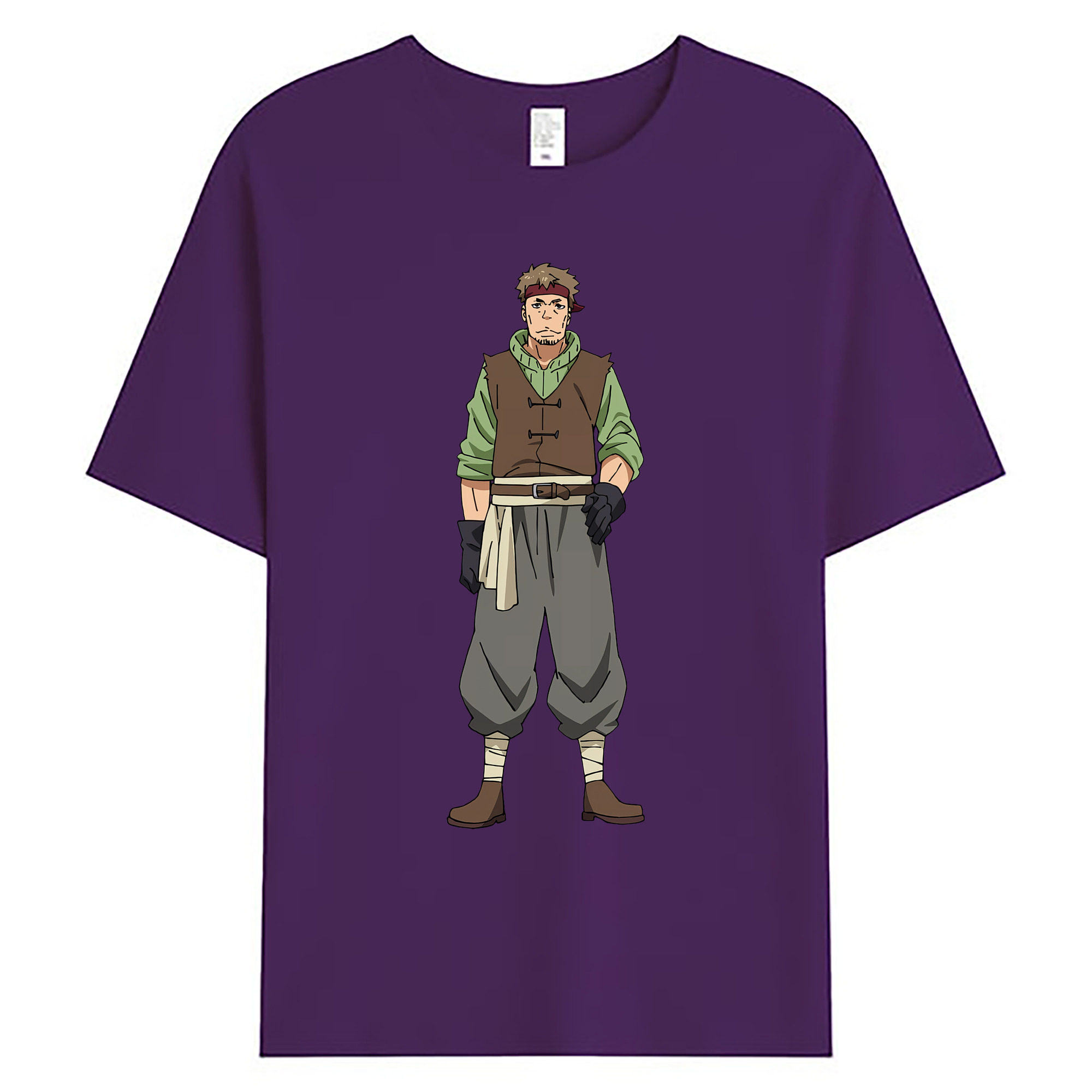 （画像用） 転スラ Regarding Reincarnated to Slime 綿100％ メンズ半袖Tシャツ｜肌触りやわらか＆通気性