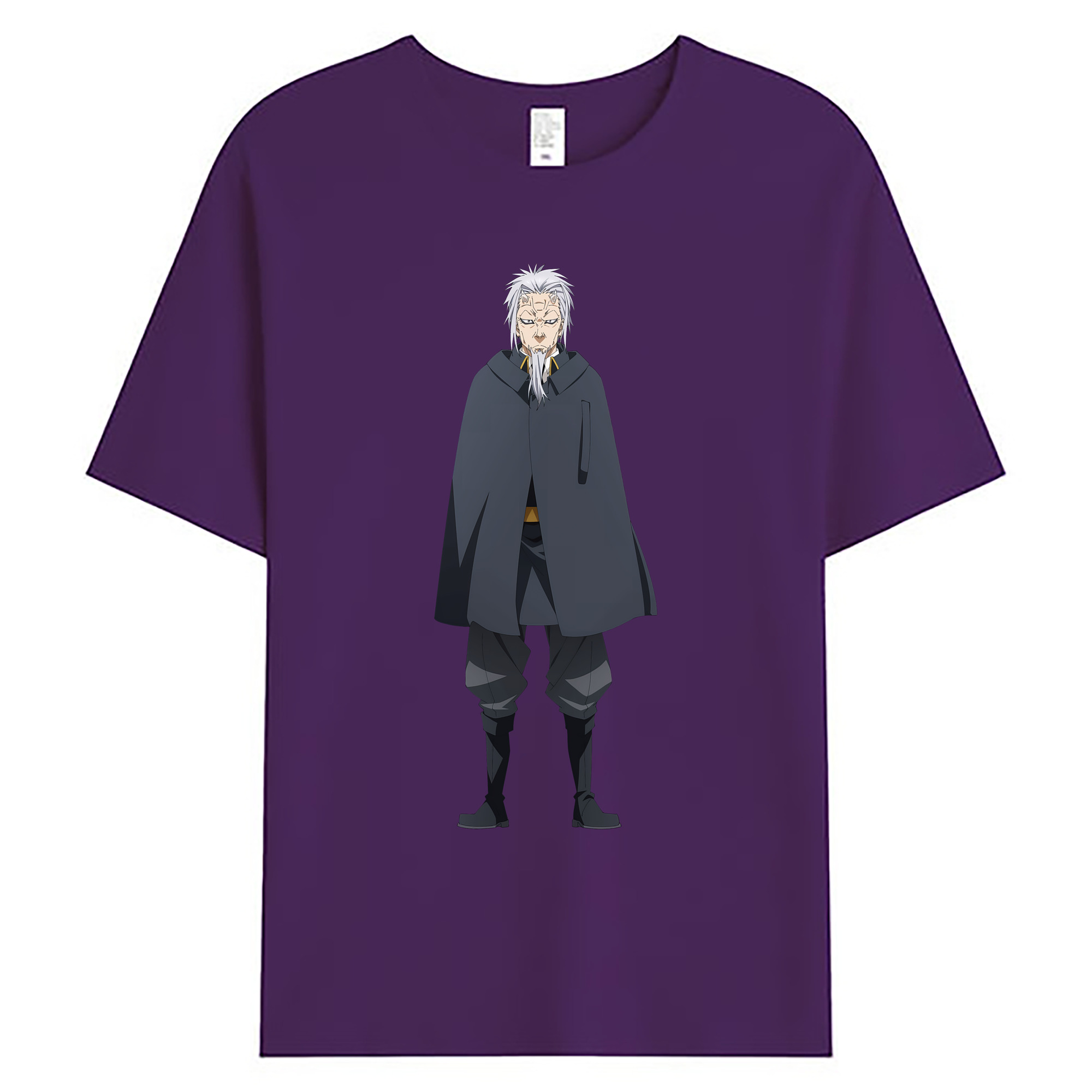 （画像用） 転スラ Regarding Reincarnated to Slime 綿100％ メンズ半袖Tシャツ｜肌触りやわらか＆通気性