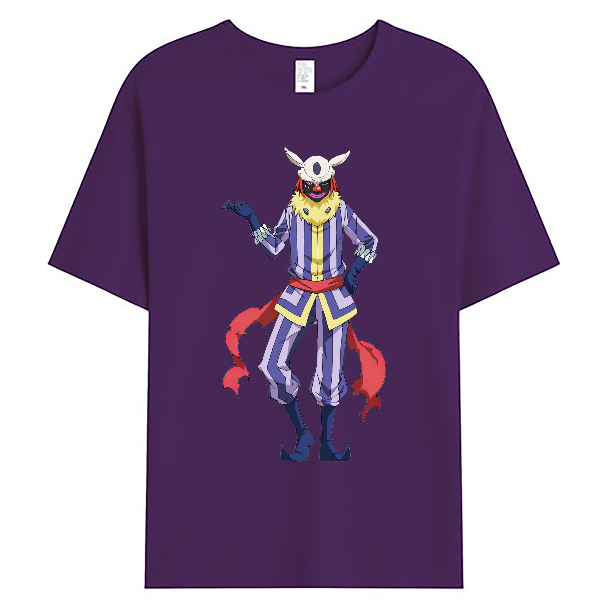（画像用） 転スラ Regarding Reincarnated to Slime 綿100％ メンズ半袖Tシャツ｜肌触りやわらか＆通気性