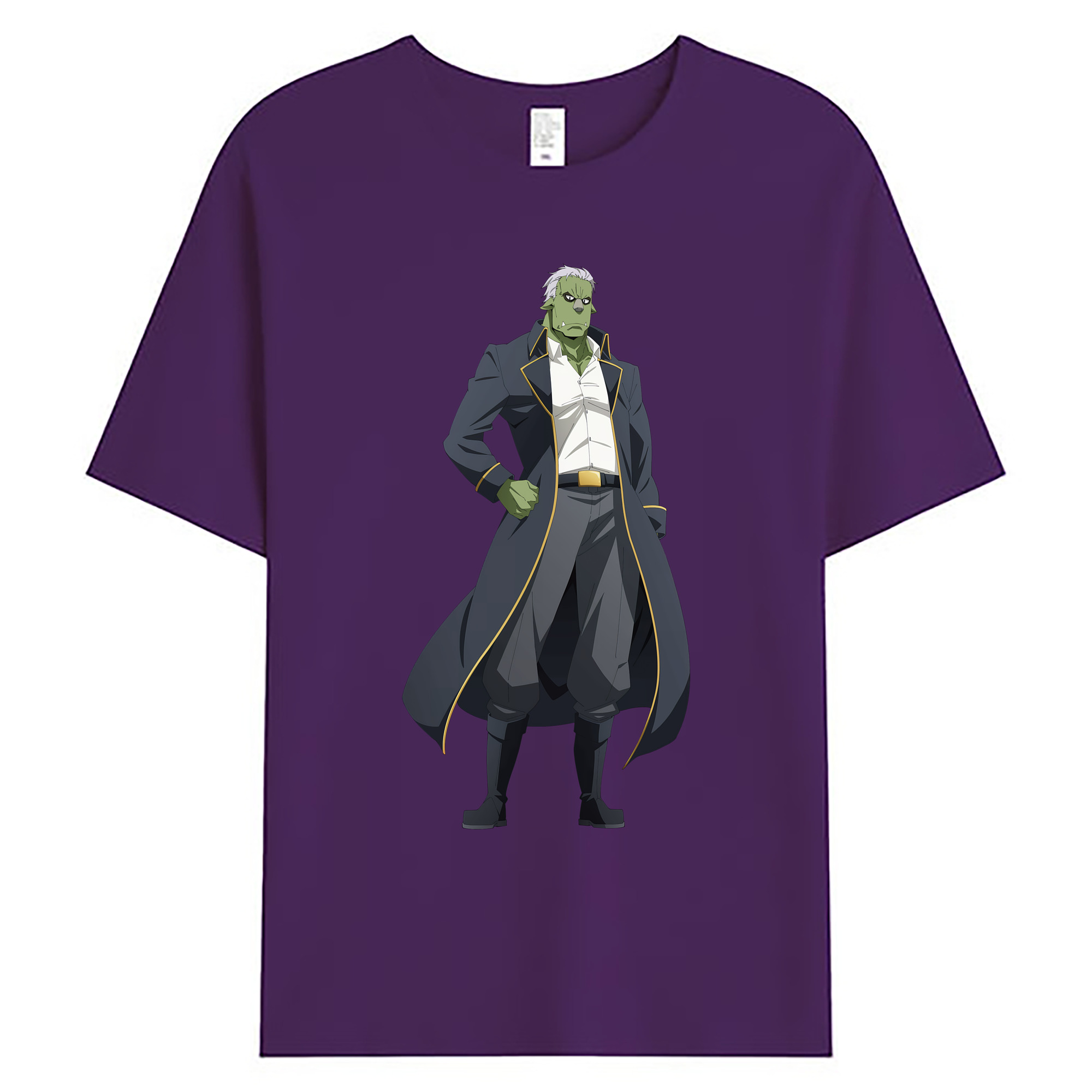 （画像用） 転スラ Regarding Reincarnated to Slime 綿100％ メンズ半袖Tシャツ｜肌触りやわらか＆通気性