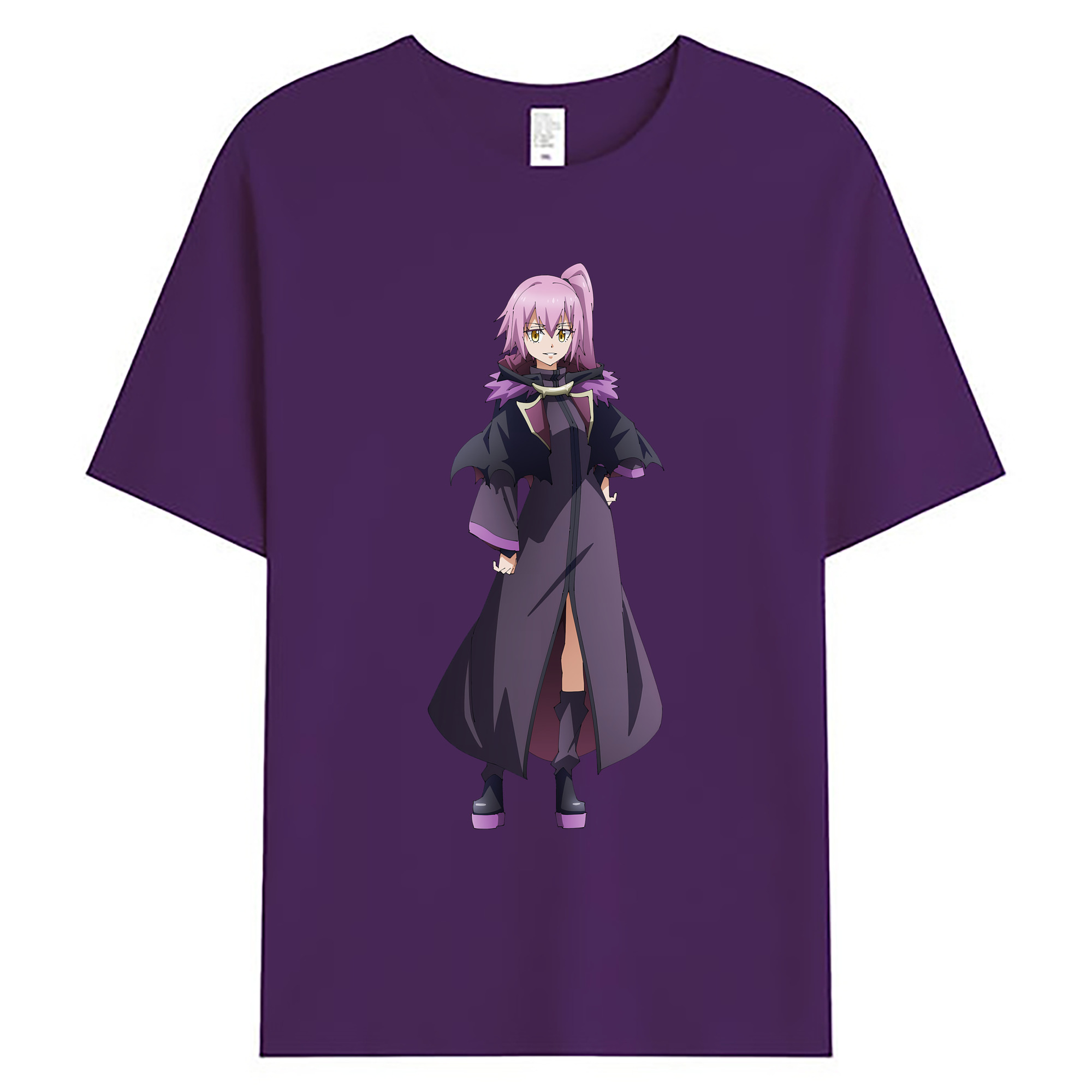 （画像用） 転スラ Regarding Reincarnated to Slime 綿100％ メンズ半袖Tシャツ｜肌触りやわらか＆通気性