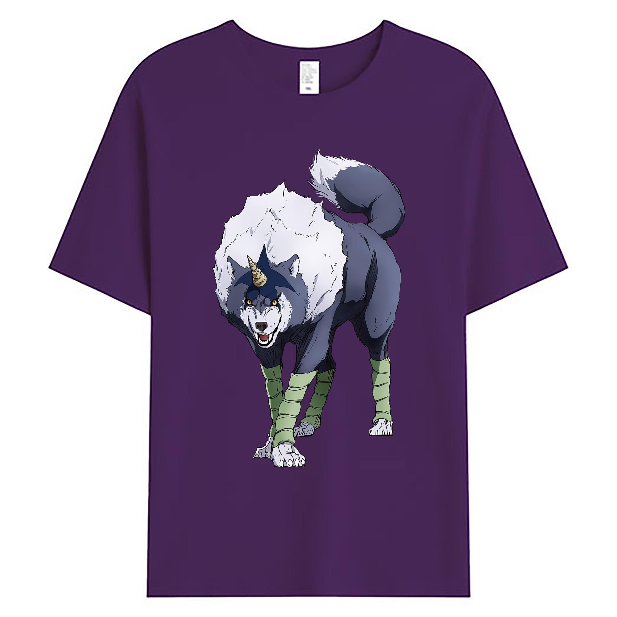 （画像用） 転スラ Regarding Reincarnated to Slime 綿100％ メンズ半袖Tシャツ｜肌触りやわらか＆通気性