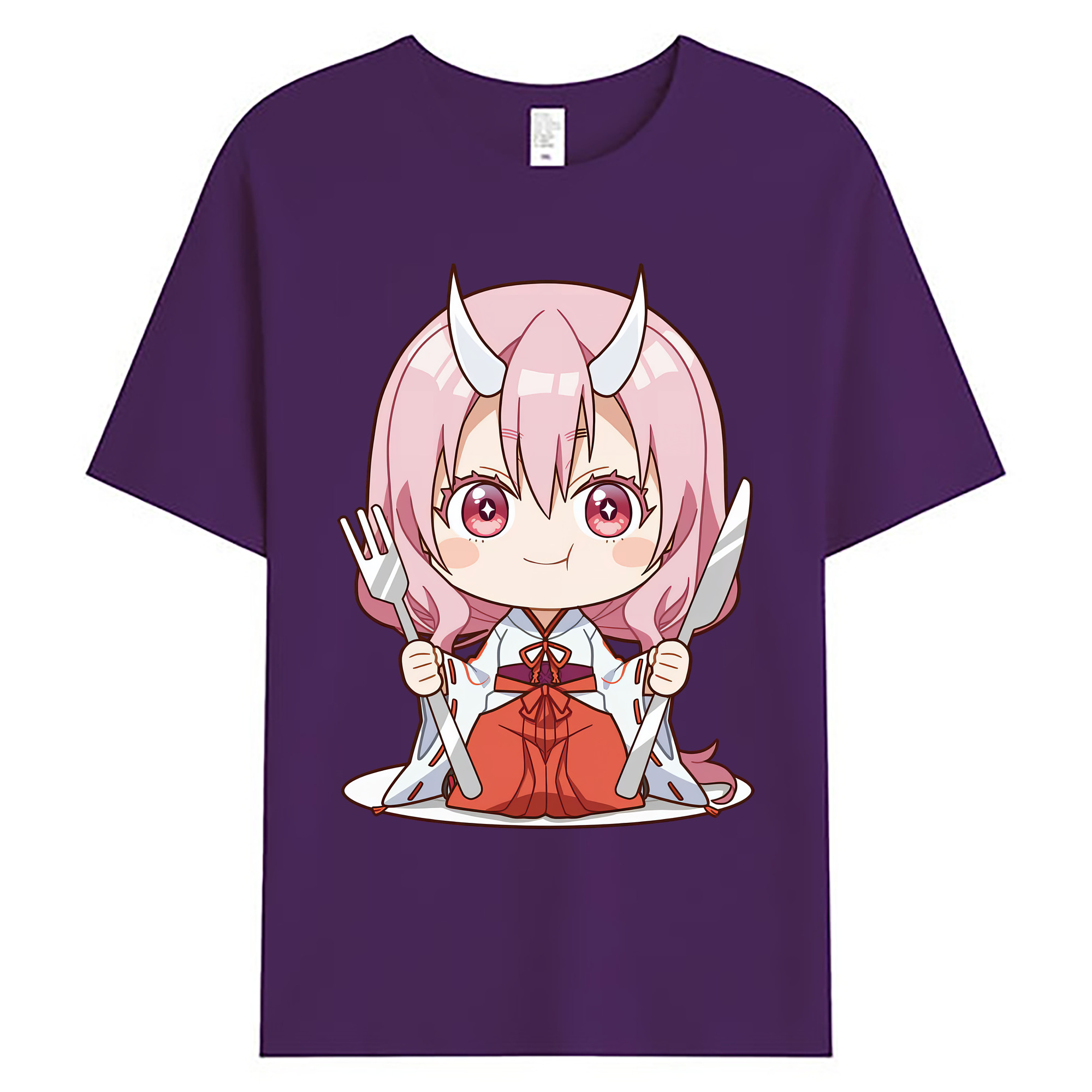 （画像用） 転スラ Regarding Reincarnated to Slime 綿100％ メンズ半袖Tシャツ｜肌触りやわらか＆通気性