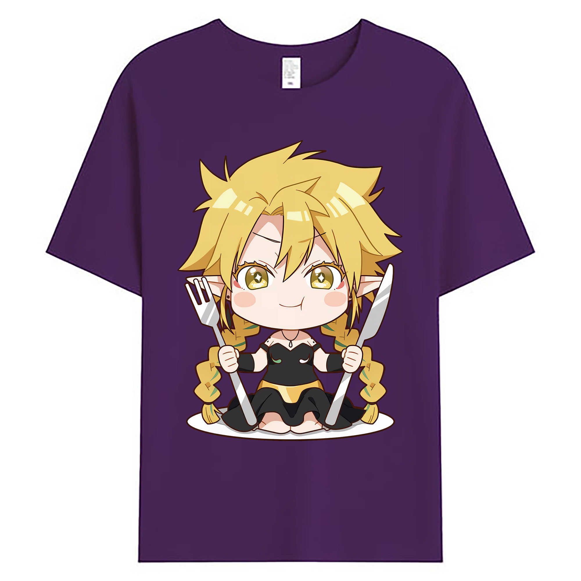 （画像用） 転スラ Regarding Reincarnated to Slime 綿100％ メンズ半袖Tシャツ｜肌触りやわらか＆通気性