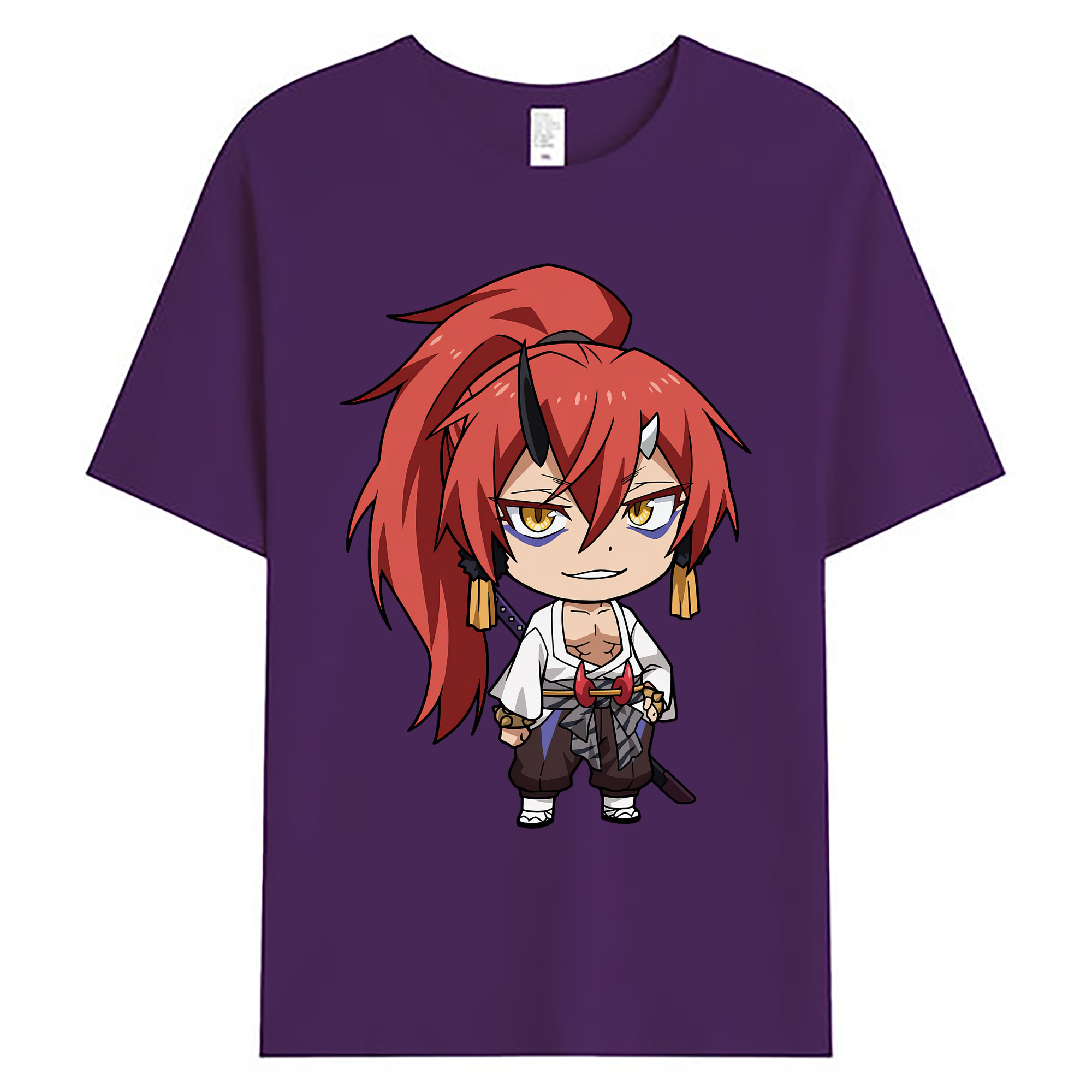 （画像用） 転スラ Regarding Reincarnated to Slime 綿100％ メンズ半袖Tシャツ｜肌触りやわらか＆通気性
