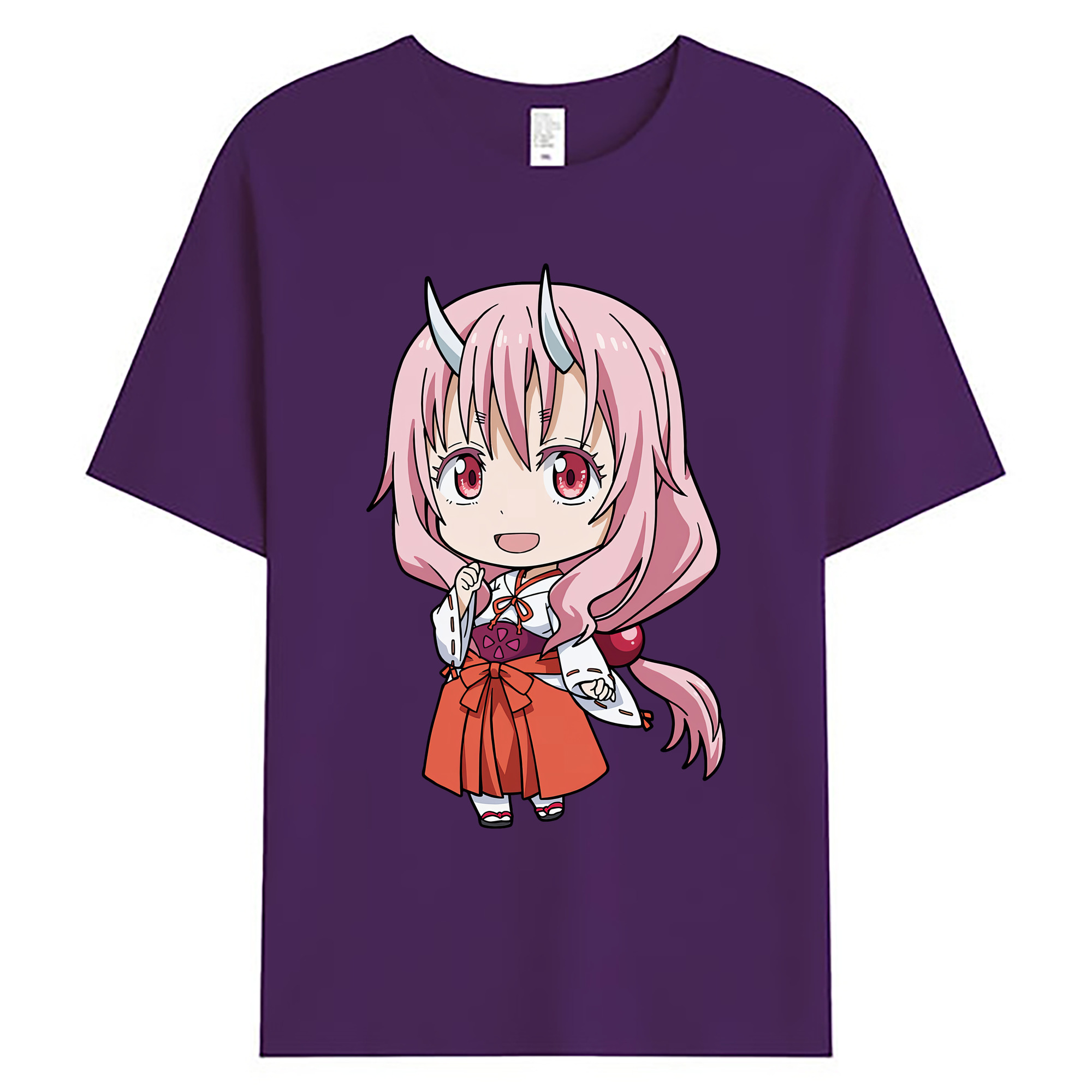 （画像用） 転スラ Regarding Reincarnated to Slime 綿100％ メンズ半袖Tシャツ｜肌触りやわらか＆通気性