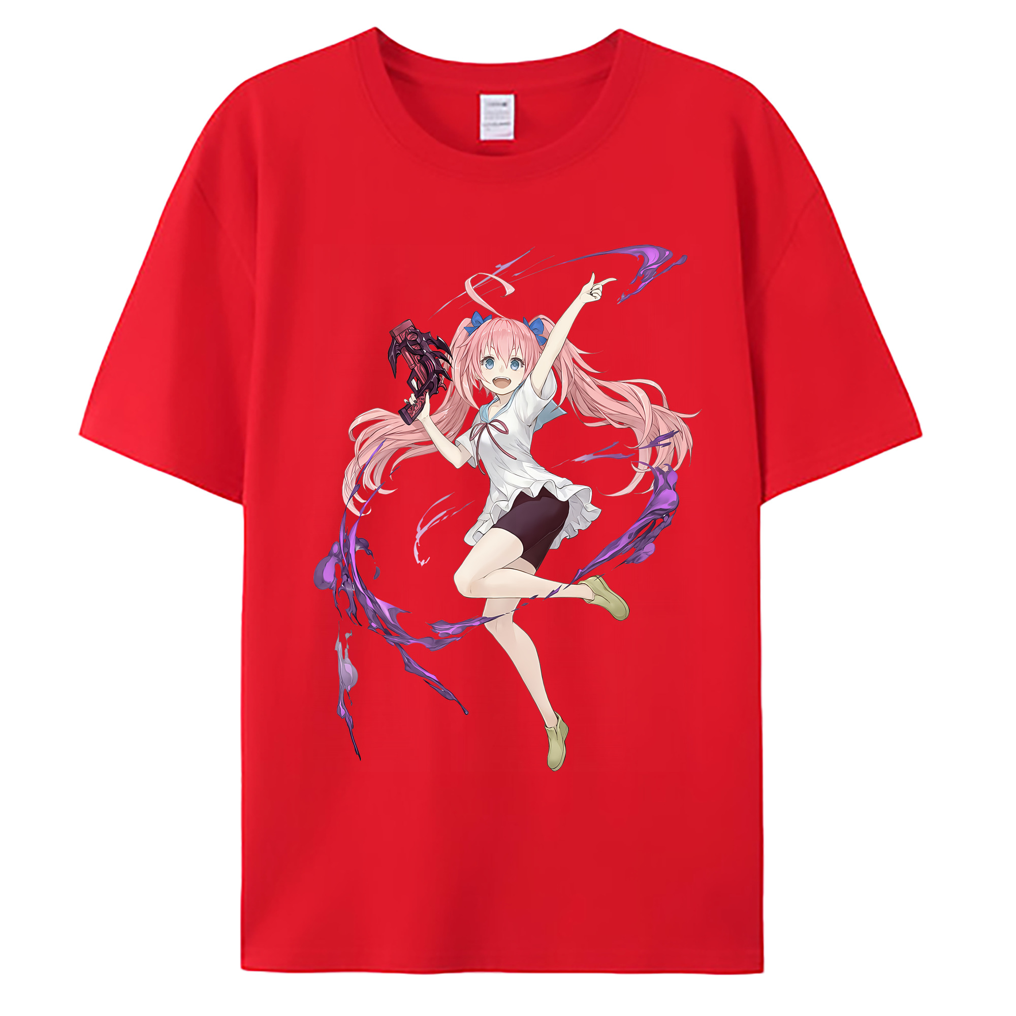 （画像用） 転スラ Regarding Reincarnated to Slime 綿100％ メンズ半袖Tシャツ｜肌触りやわらか＆通気性