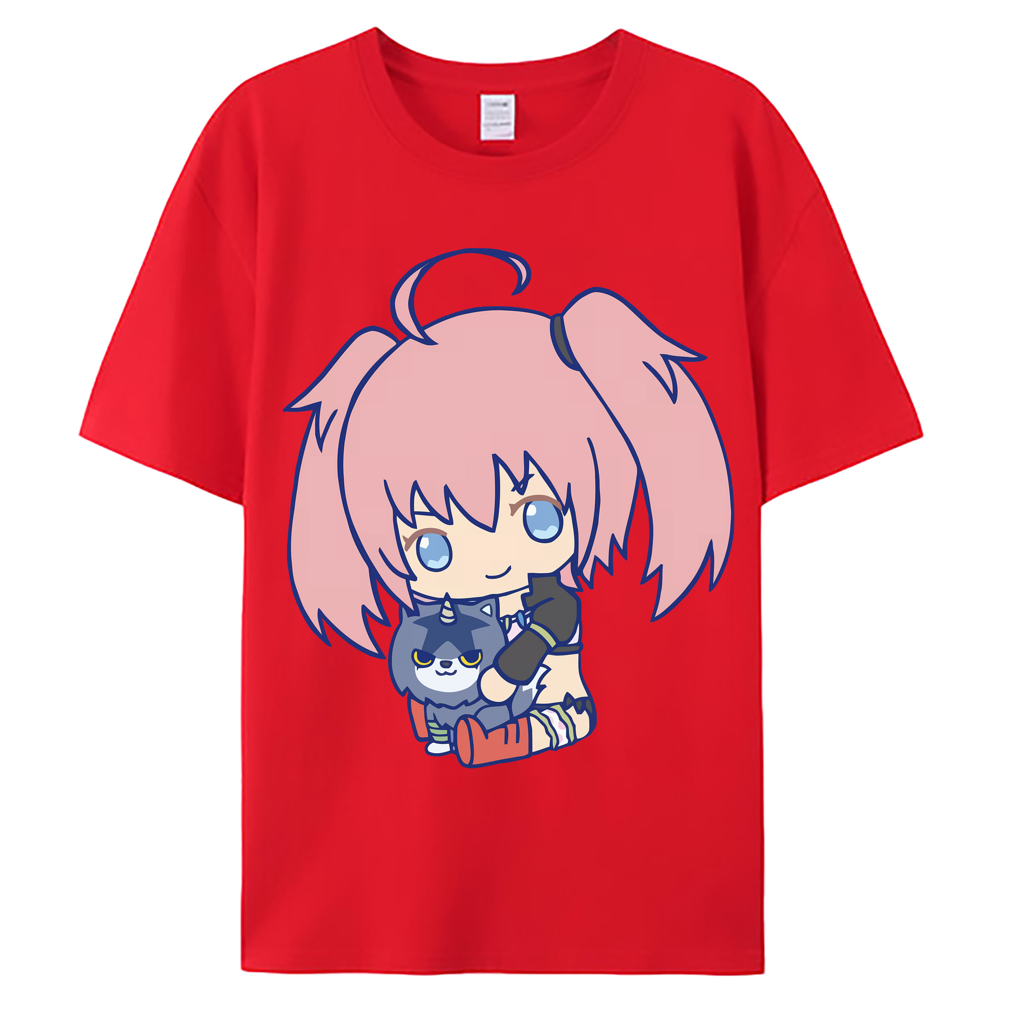 （画像用） 転スラ Regarding Reincarnated to Slime 綿100％ メンズ半袖Tシャツ｜肌触りやわらか＆通気性