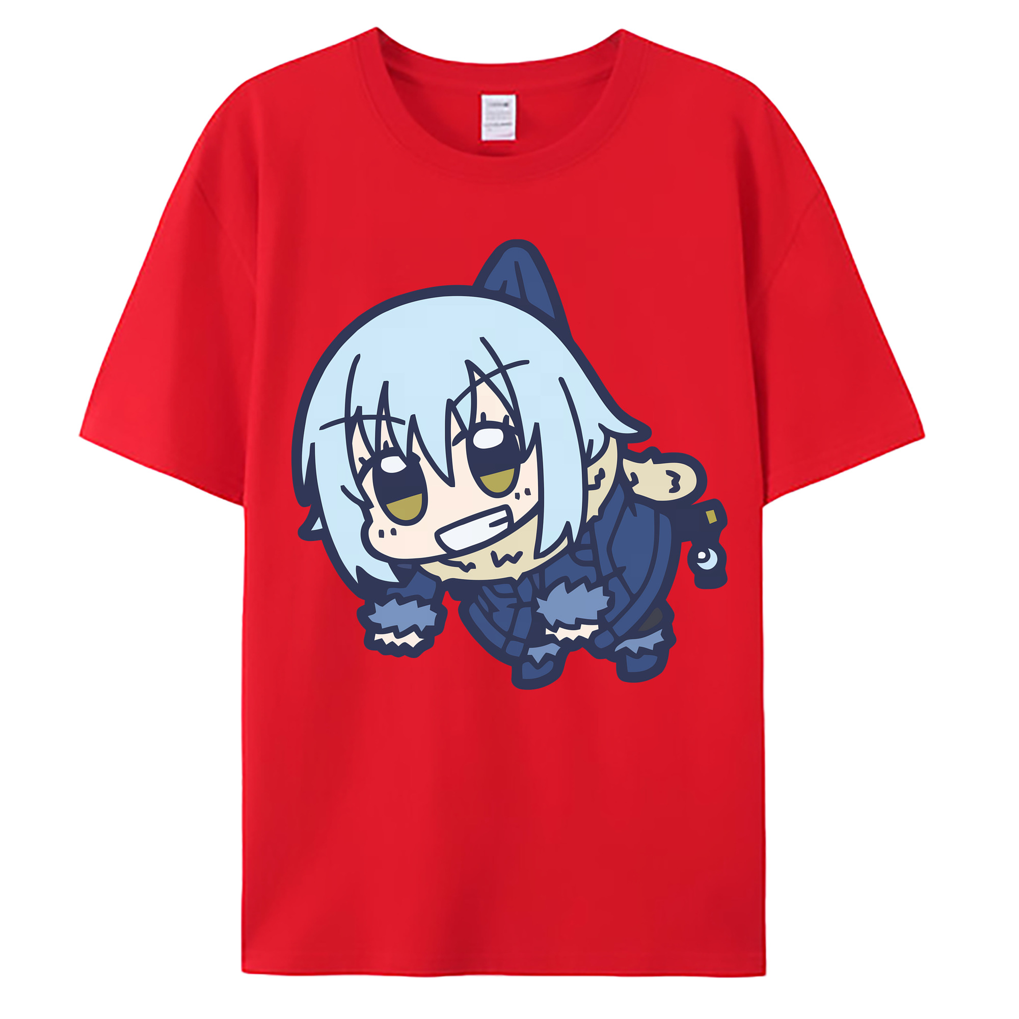 （画像用） 転スラ Regarding Reincarnated to Slime 綿100％ メンズ半袖Tシャツ｜肌触りやわらか＆通気性