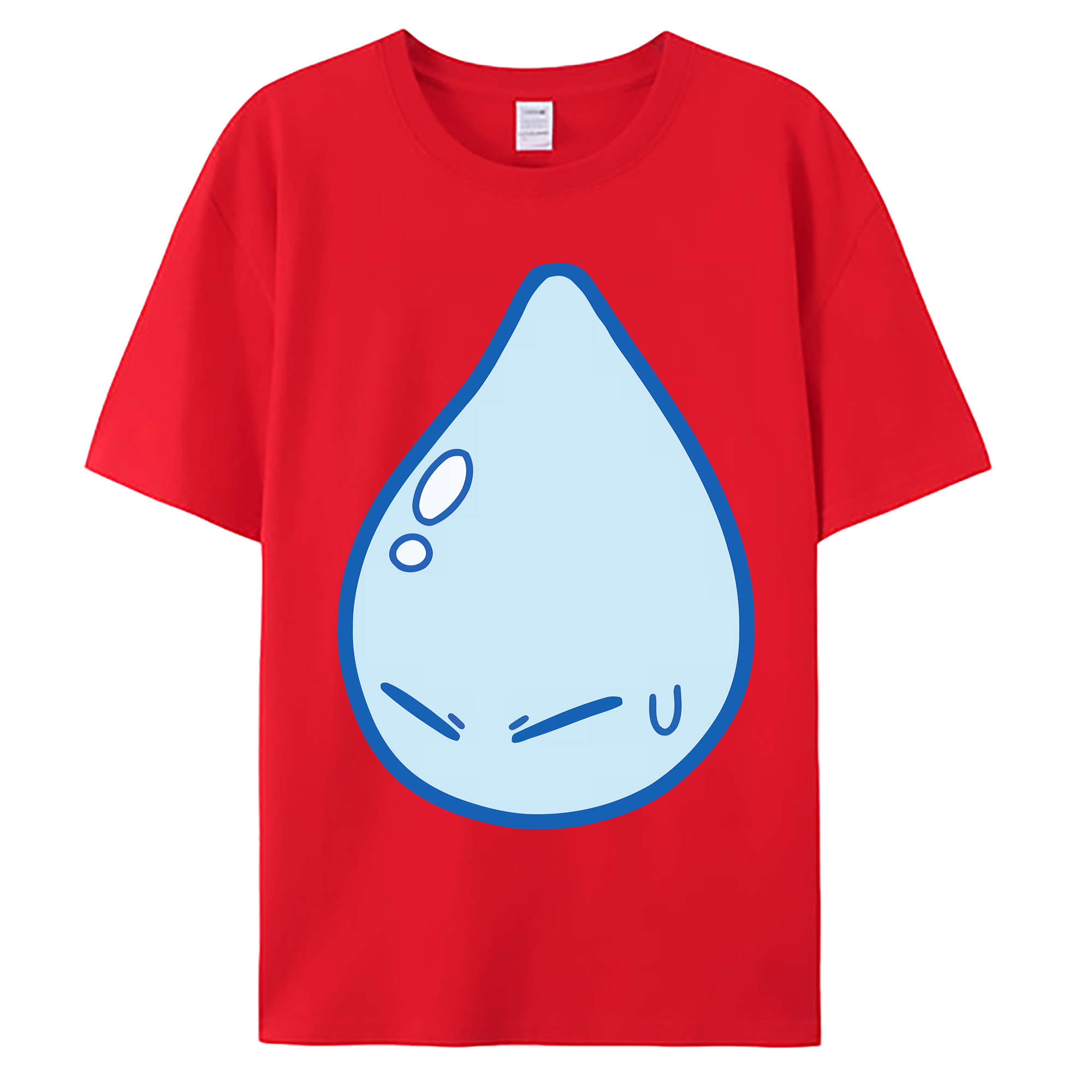 （画像用） 転スラ Regarding Reincarnated to Slime 綿100％ メンズ半袖Tシャツ｜肌触りやわらか＆通気性