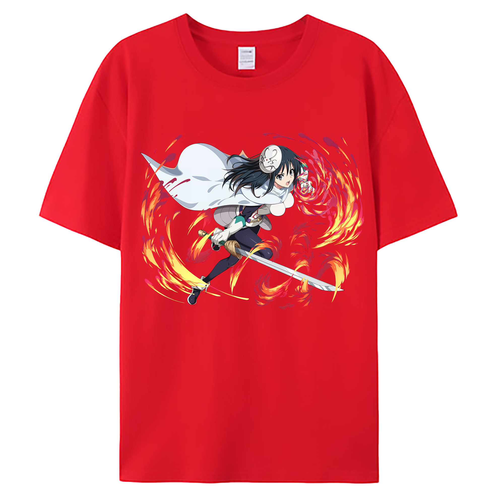 （画像用） 転スラ Regarding Reincarnated to Slime 綿100％ メンズ半袖Tシャツ｜肌触りやわらか＆通気性