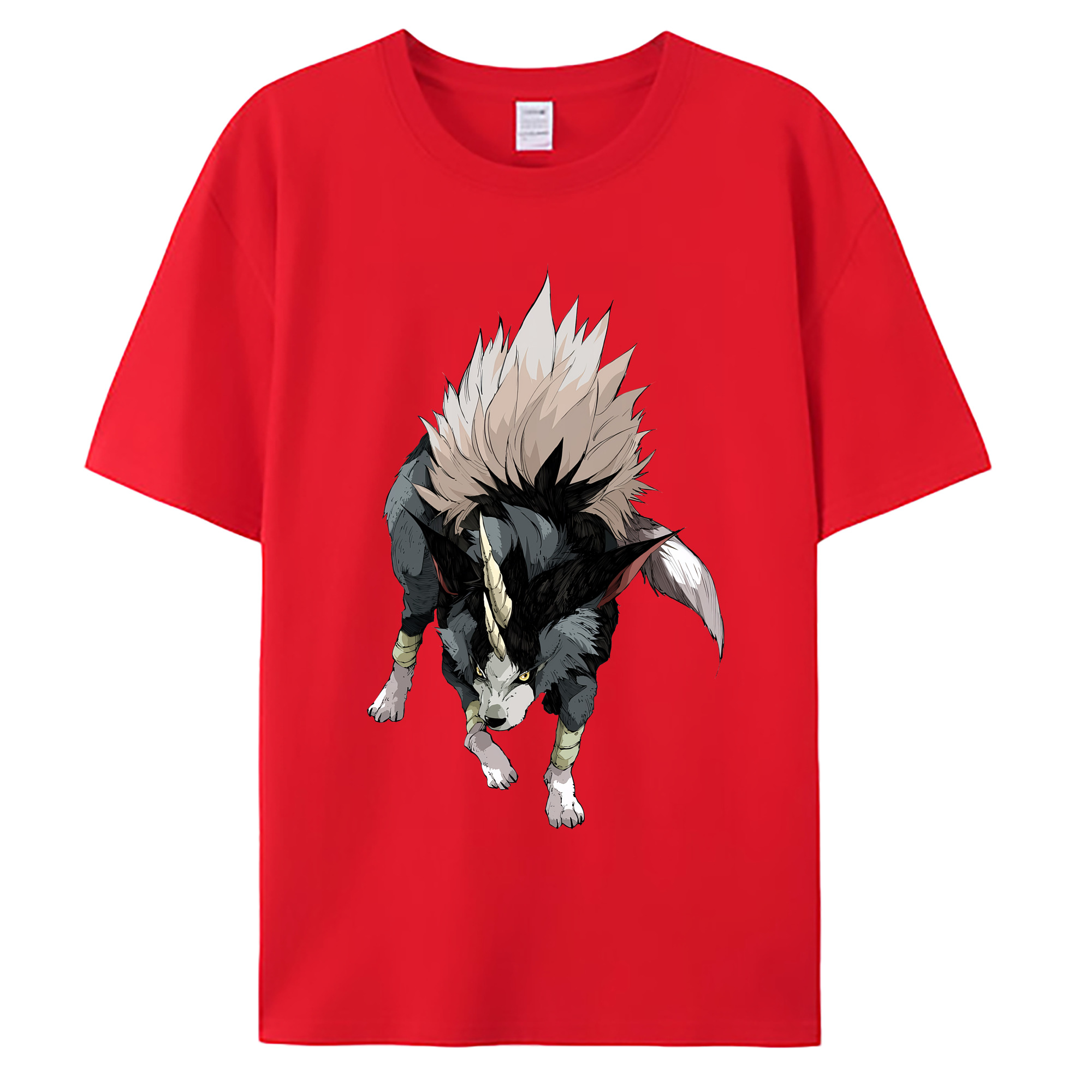 （画像用） 転スラ Regarding Reincarnated to Slime 綿100％ メンズ半袖Tシャツ｜肌触りやわらか＆通気性