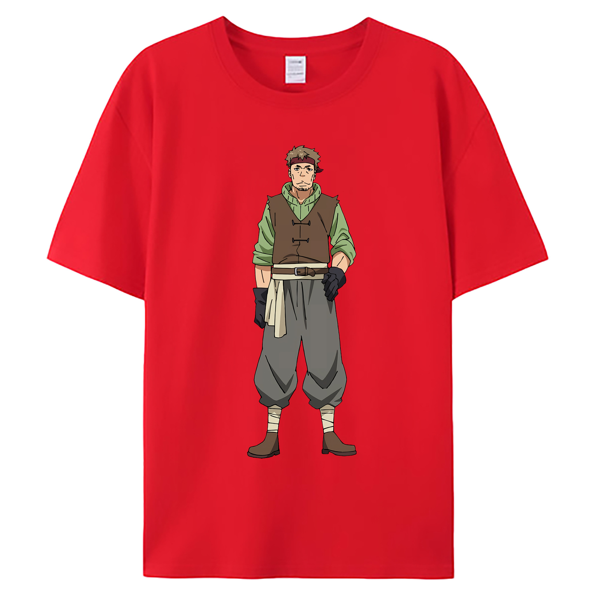 （画像用） 転スラ Regarding Reincarnated to Slime 綿100％ メンズ半袖Tシャツ｜肌触りやわらか＆通気性