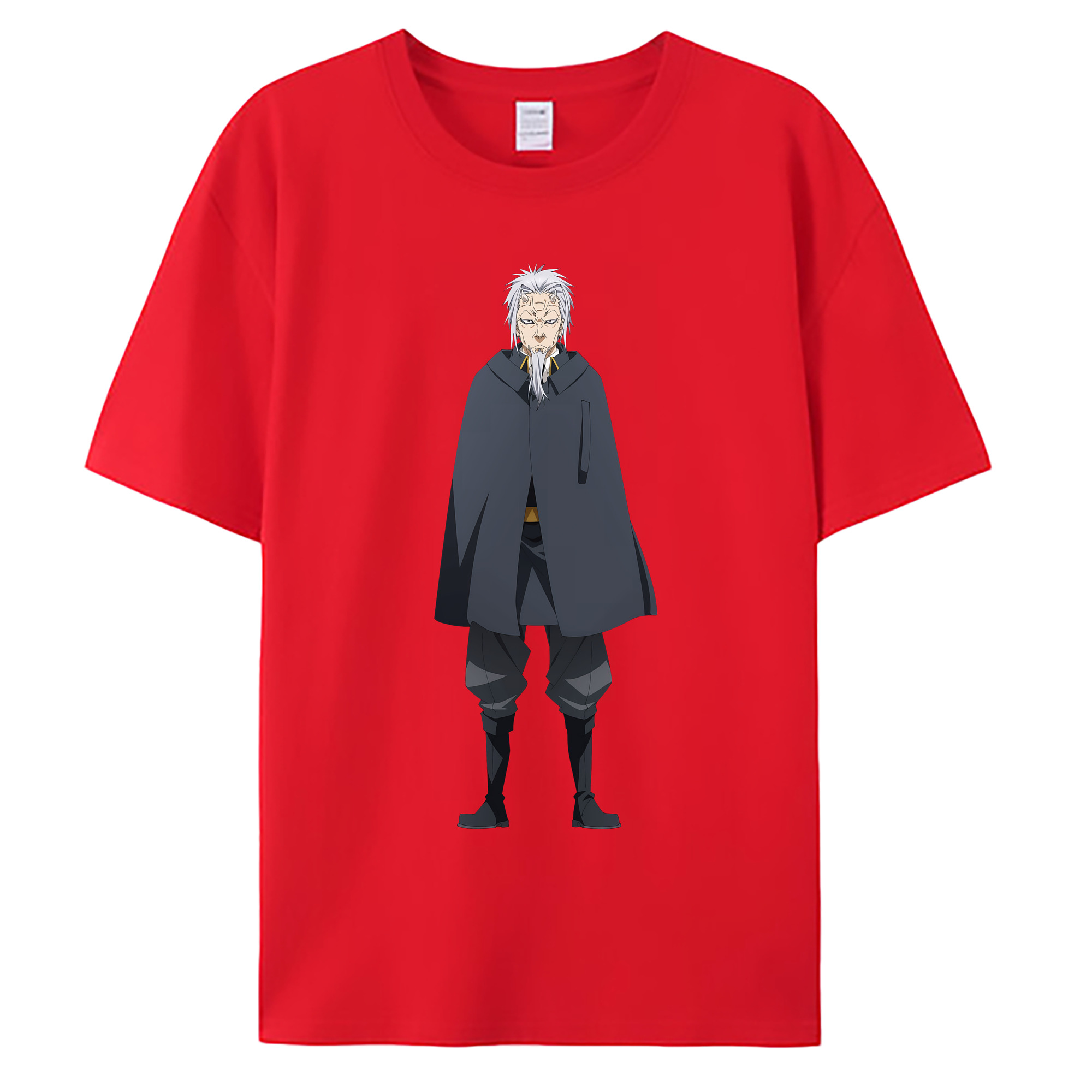 （画像用） 転スラ Regarding Reincarnated to Slime 綿100％ メンズ半袖Tシャツ｜肌触りやわらか＆通気性