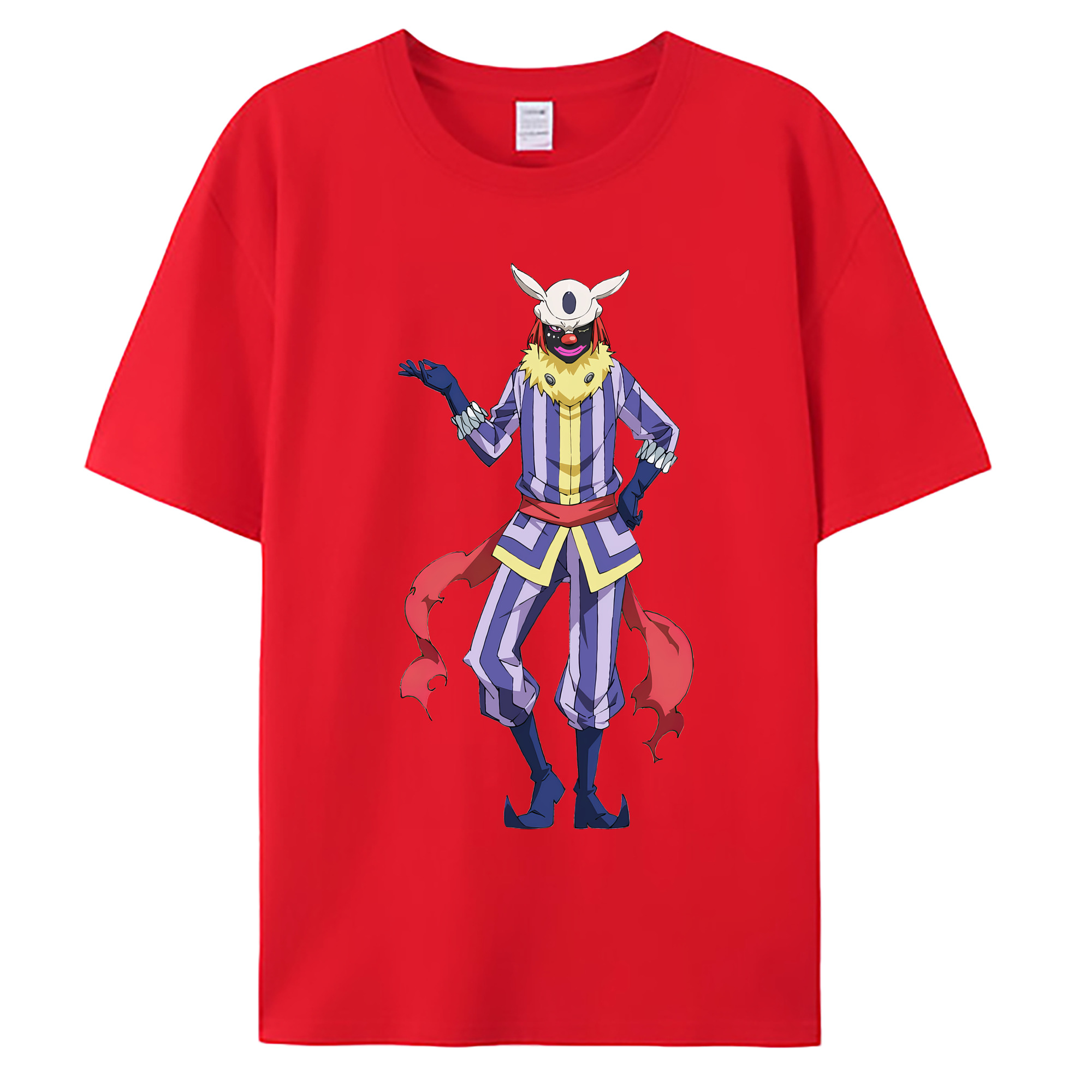 （画像用） 転スラ Regarding Reincarnated to Slime 綿100％ メンズ半袖Tシャツ｜肌触りやわらか＆通気性