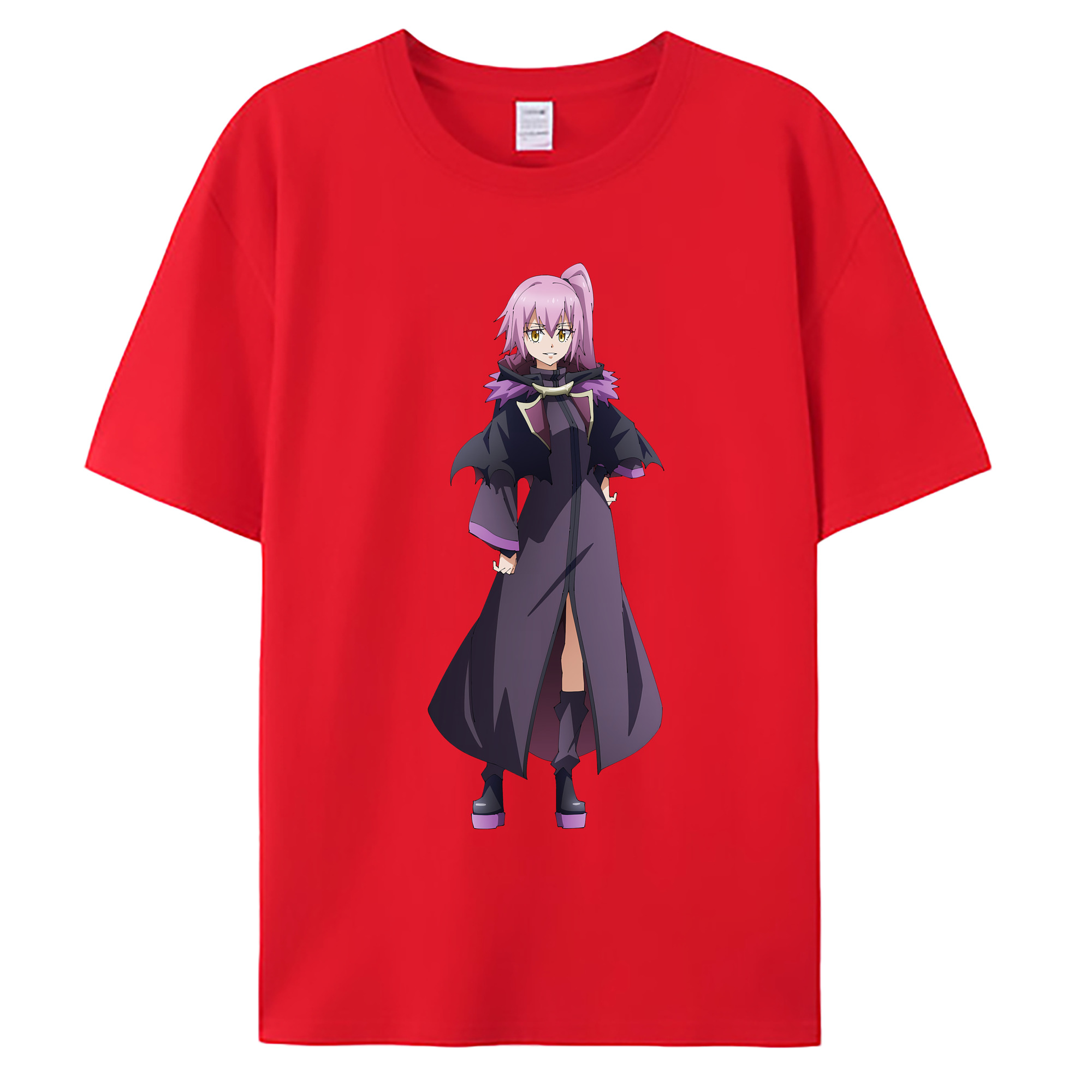 （画像用） 転スラ Regarding Reincarnated to Slime 綿100％ メンズ半袖Tシャツ｜肌触りやわらか＆通気性
