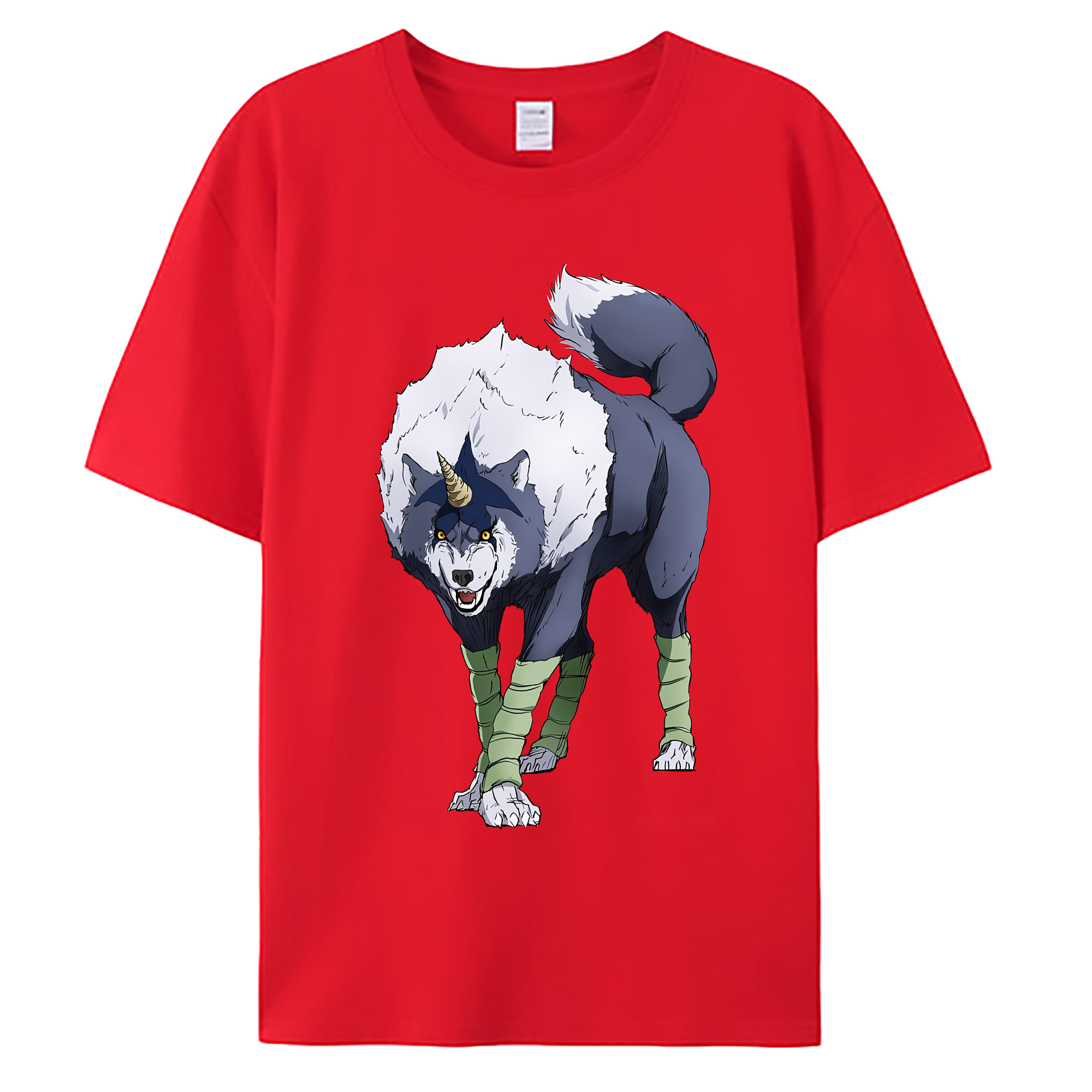 （画像用） 転スラ Regarding Reincarnated to Slime 綿100％ メンズ半袖Tシャツ｜肌触りやわらか＆通気性