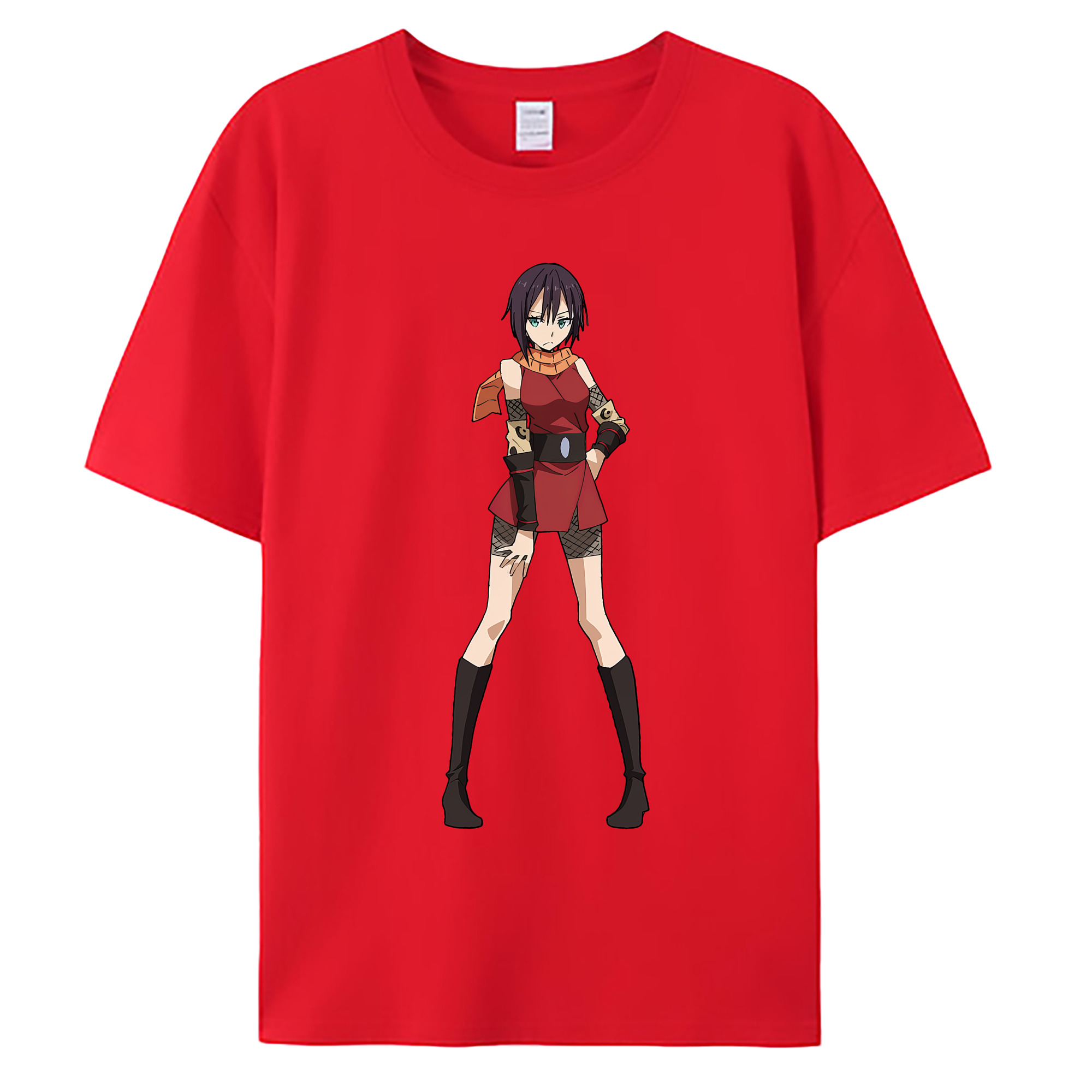 （画像用） 転スラ Regarding Reincarnated to Slime 綿100％ メンズ半袖Tシャツ｜肌触りやわらか＆通気性