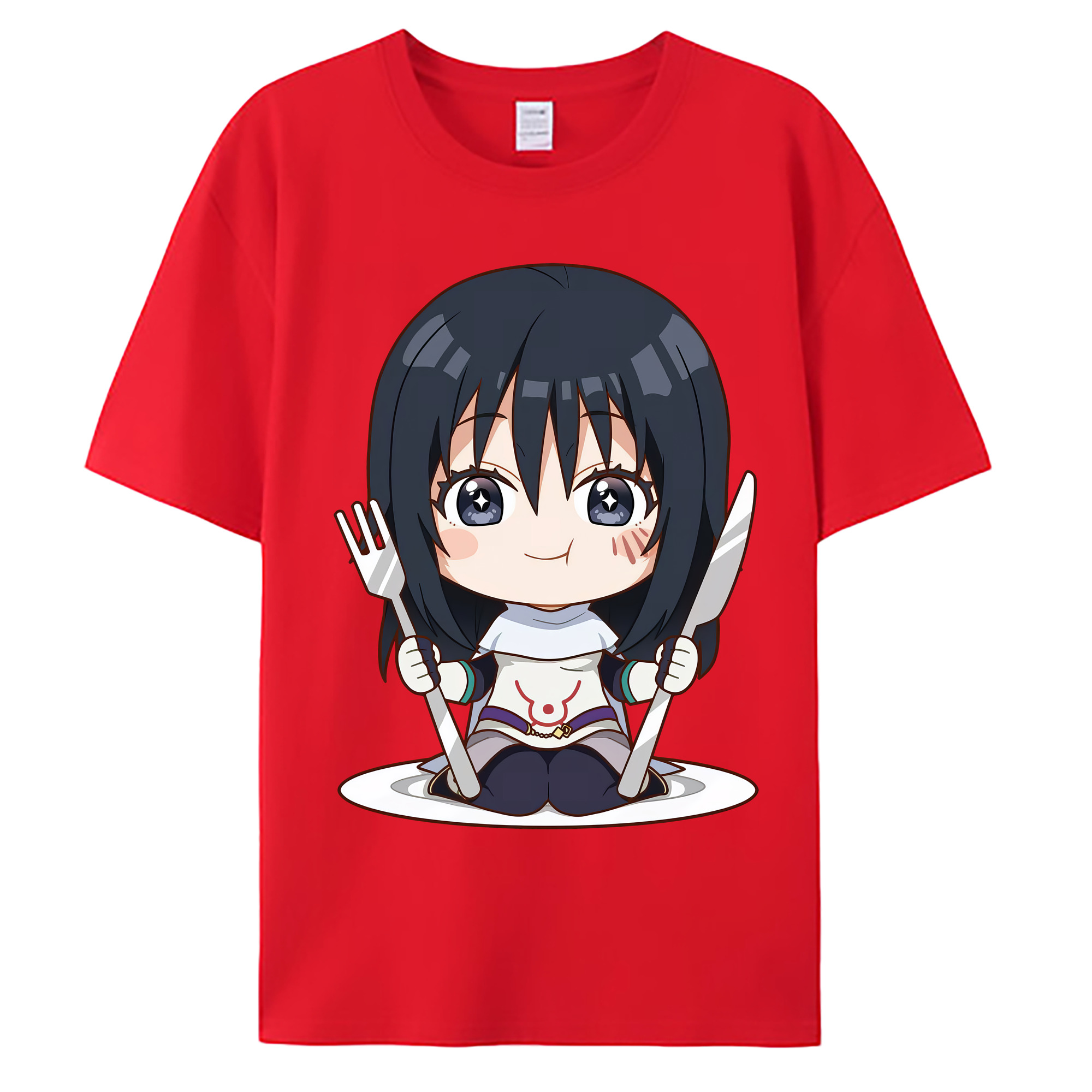 （画像用） 転スラ Regarding Reincarnated to Slime 綿100％ メンズ半袖Tシャツ｜肌触りやわらか＆通気性