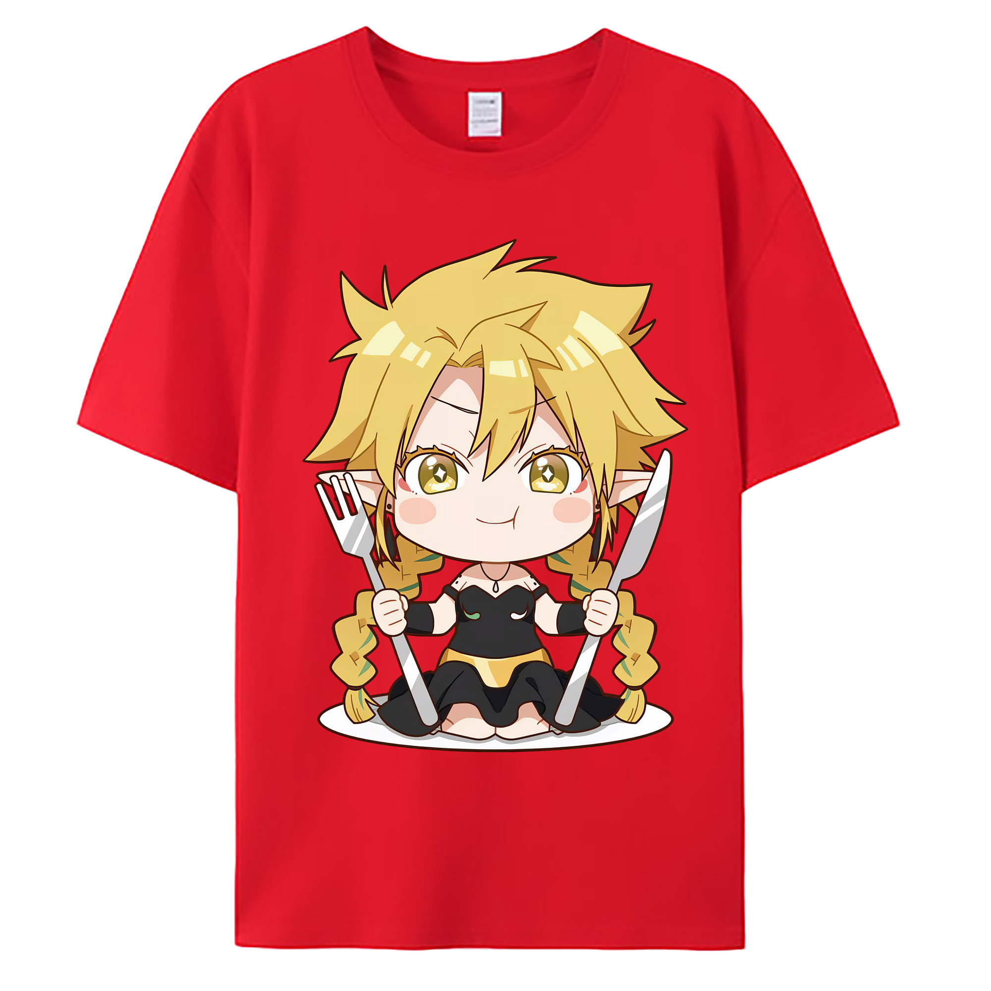（画像用） 転スラ Regarding Reincarnated to Slime 綿100％ メンズ半袖Tシャツ｜肌触りやわらか＆通気性
