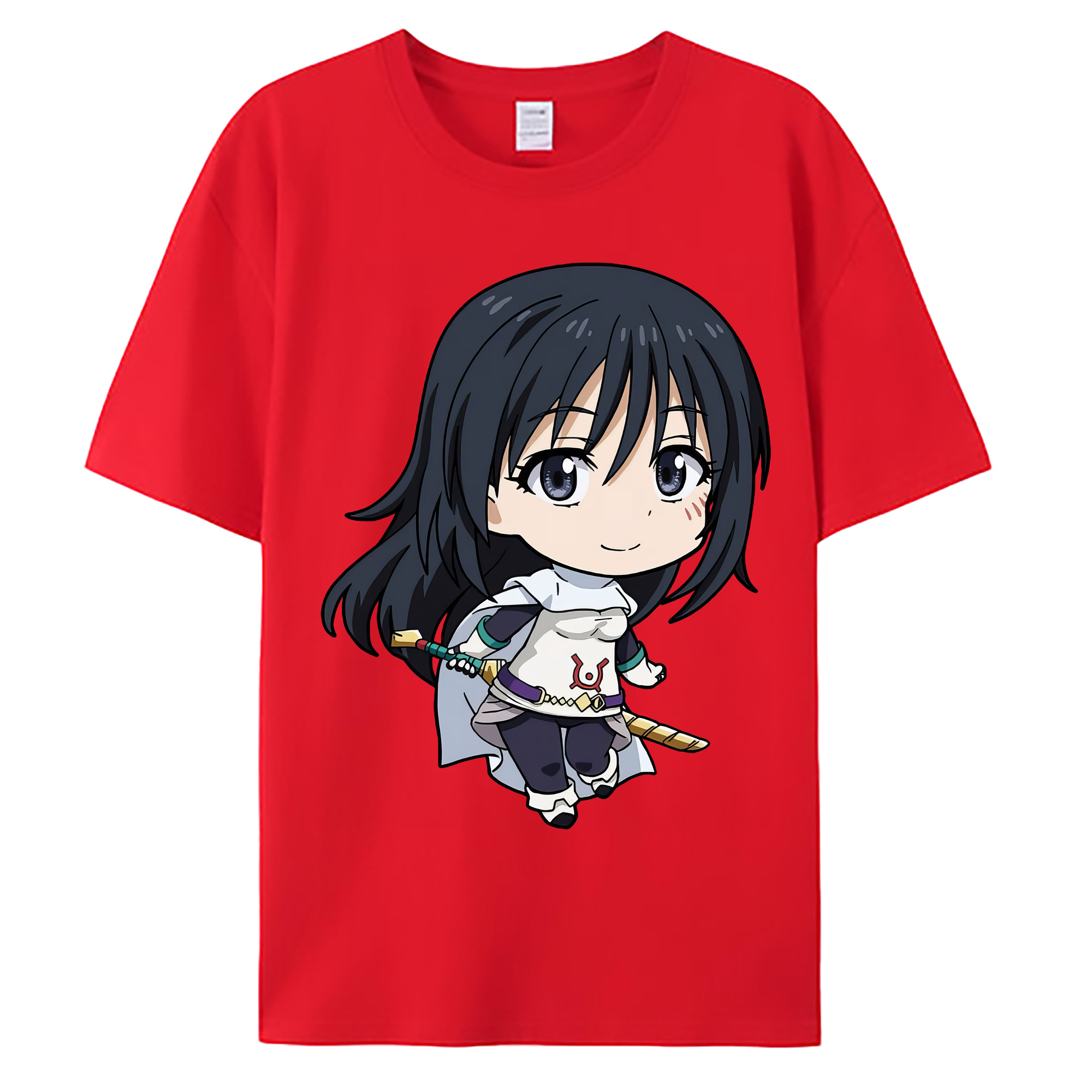（画像用） 転スラ Regarding Reincarnated to Slime 綿100％ メンズ半袖Tシャツ｜肌触りやわらか＆通気性
